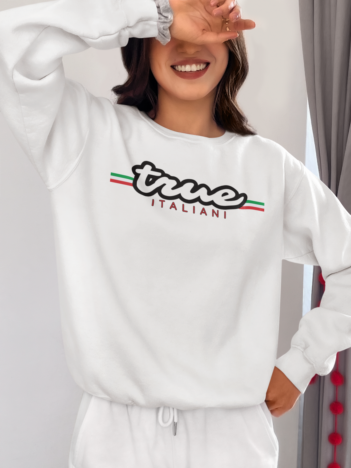 True Italiani Organic Unisex Crewneck