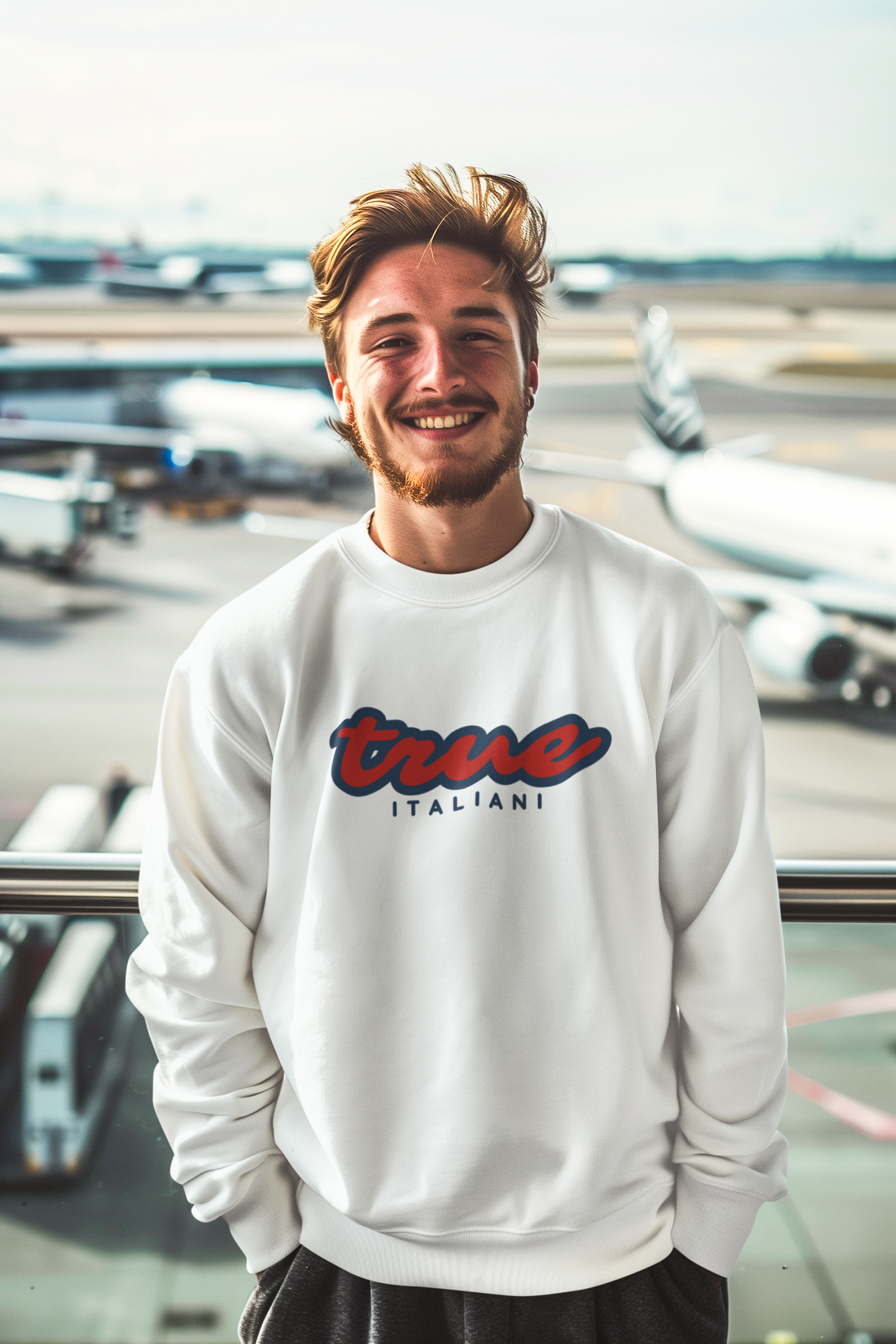 Il Blu E Il Rosso Organic Unisex Crewneck