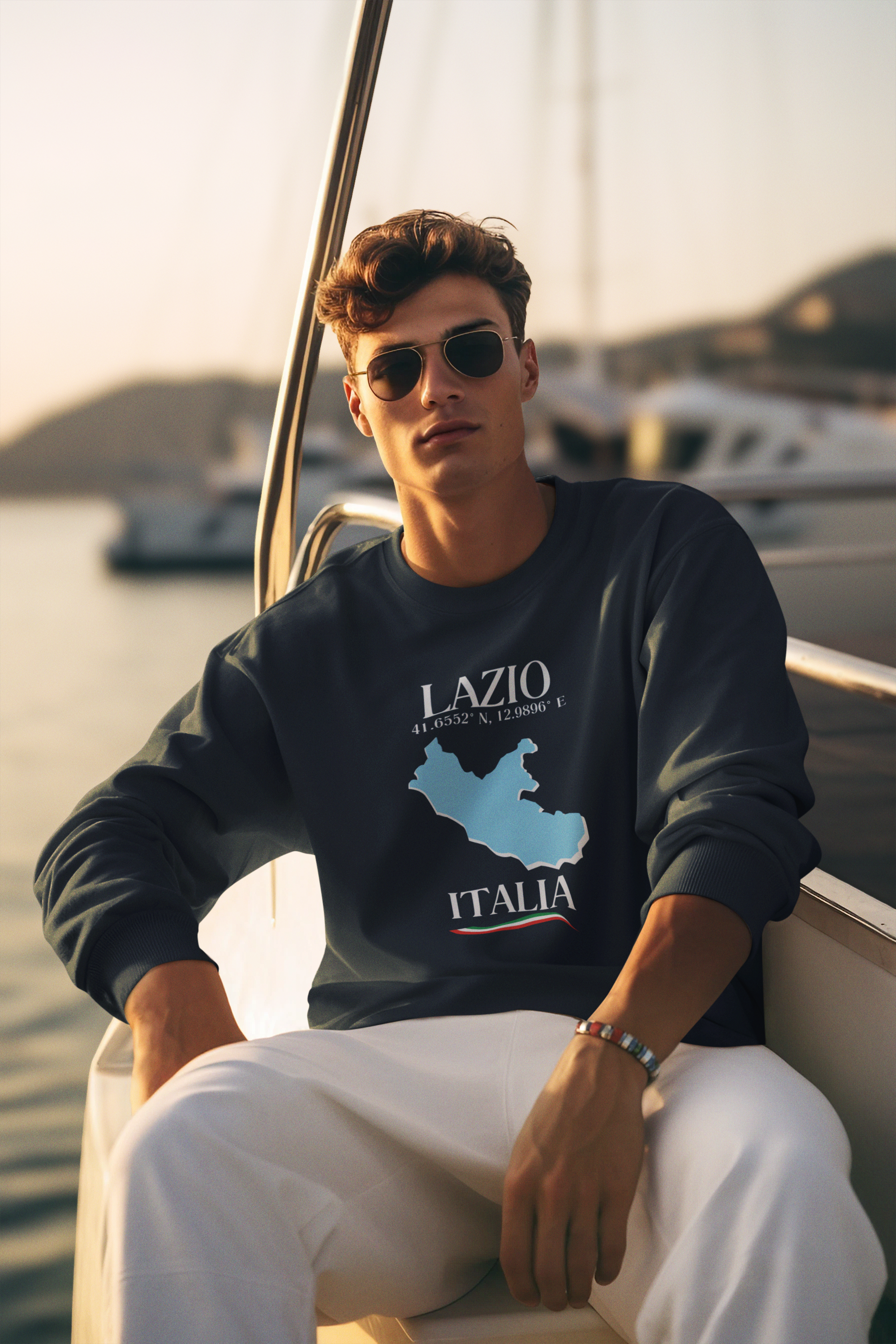 Il Lazio Oversized Organic Unisex Crewneck