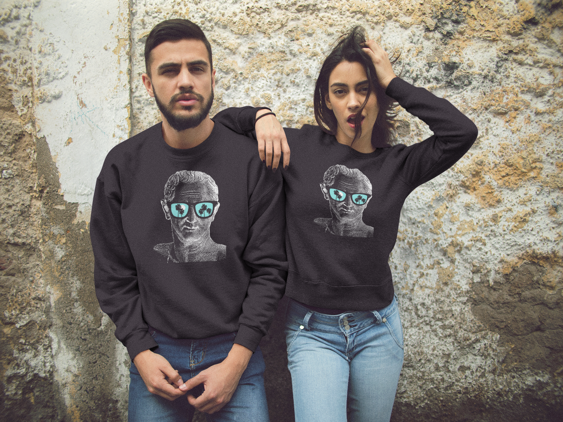 Party Julius Unisex Organic Raglan Sweatshirt
