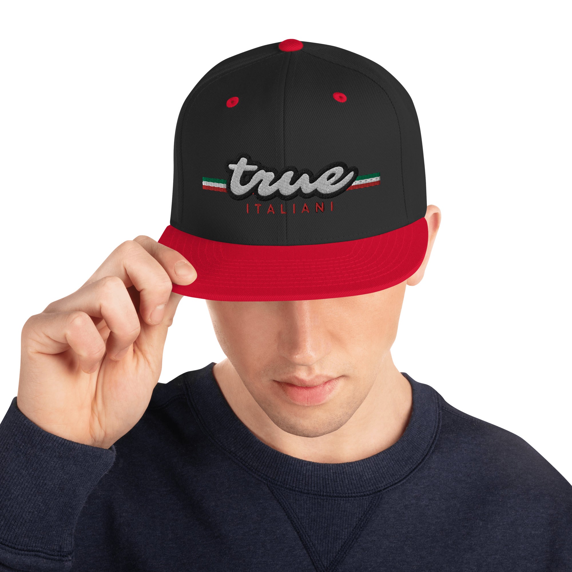 True Italiani Cornicello e Mano Snapback