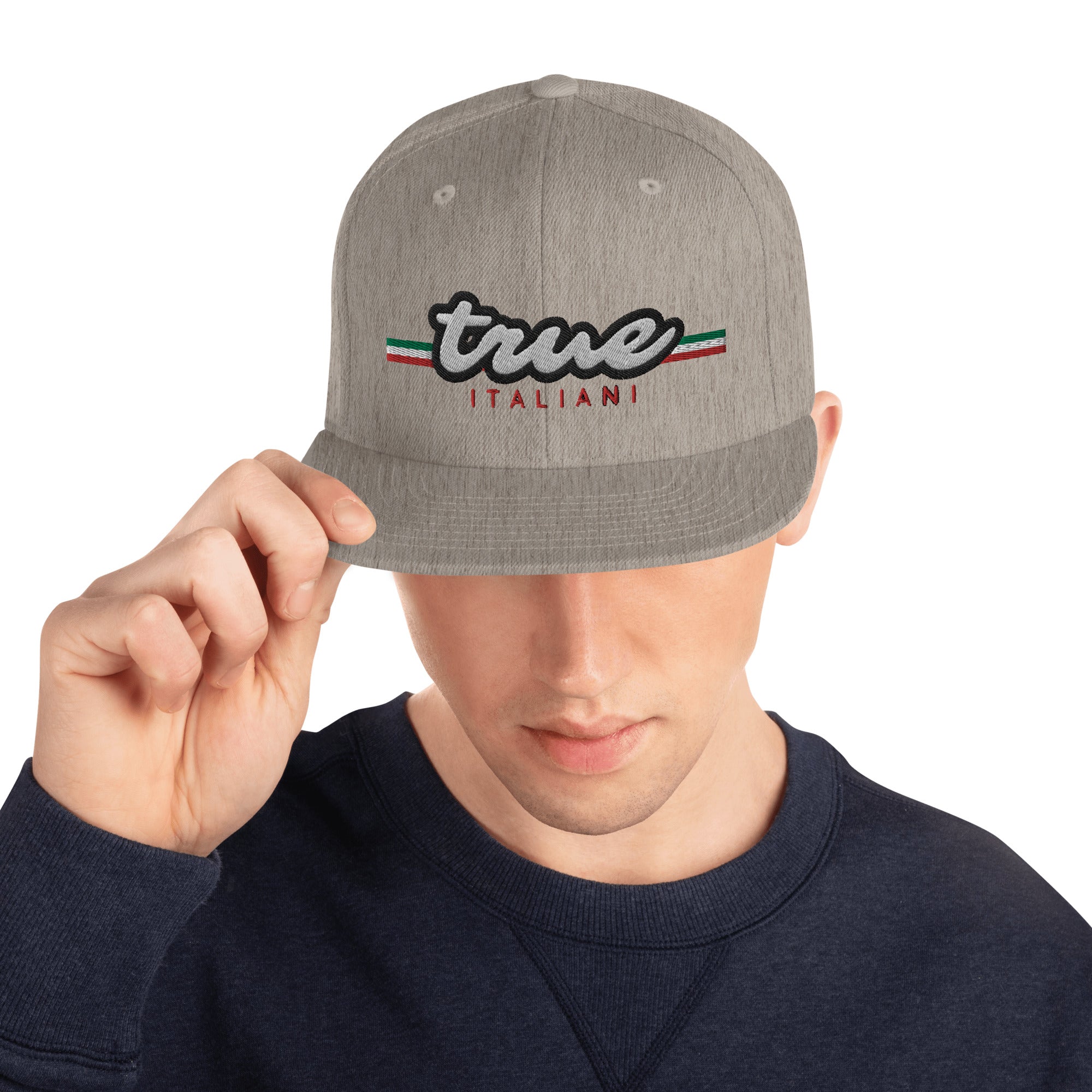 True Italiani Cornicello e Mano Snapback