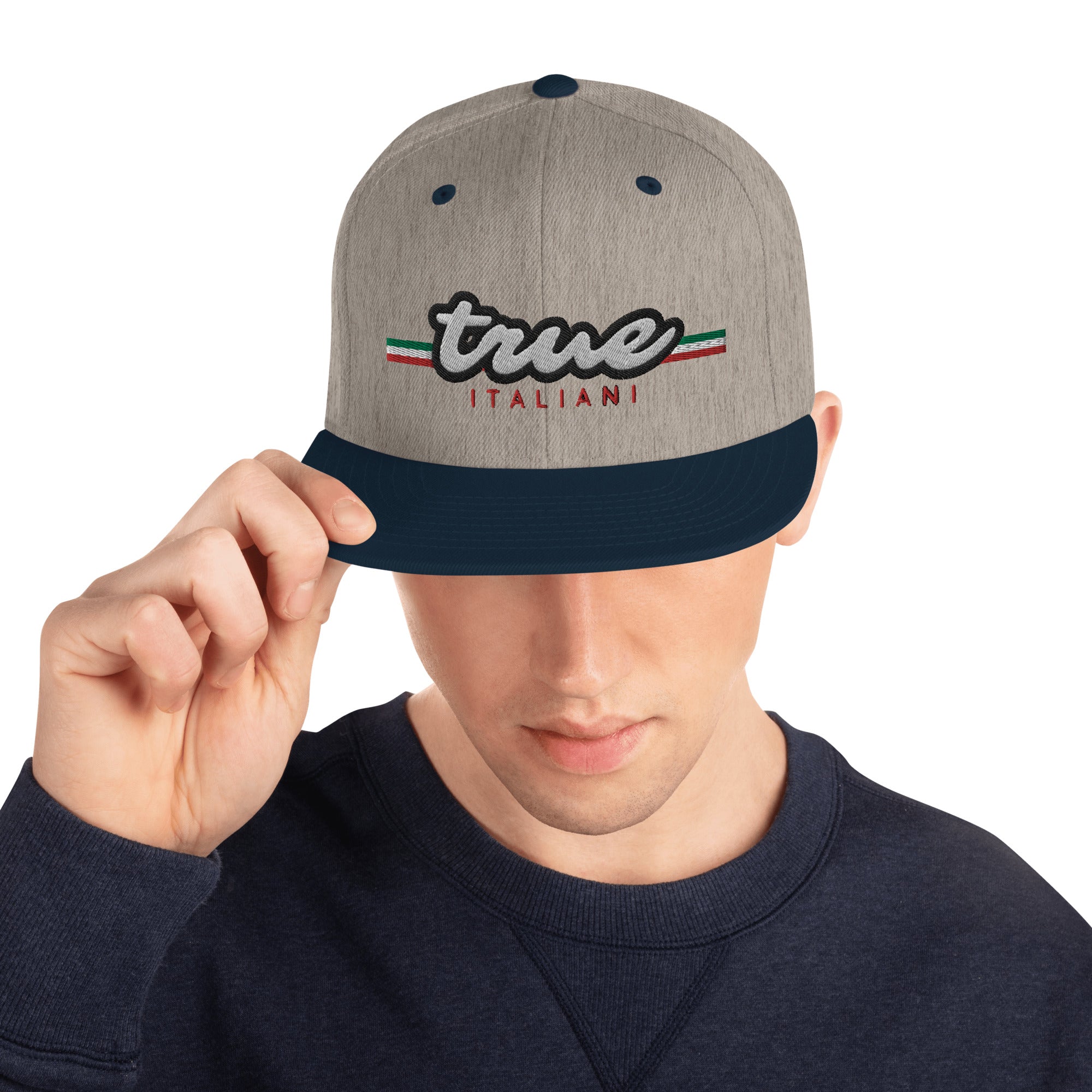 True Italiani Cornicello e Mano Snapback