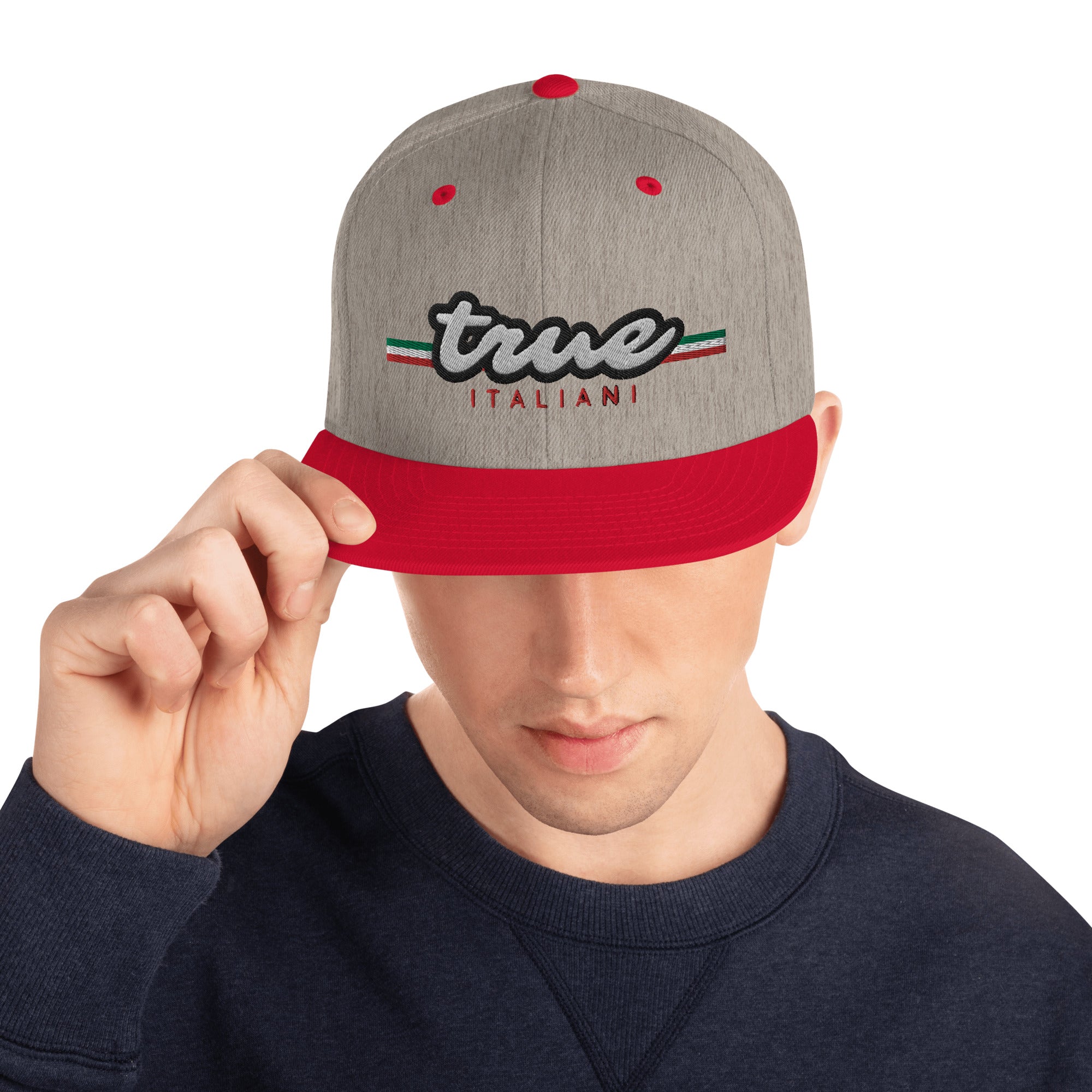 True Italiani Cornicello e Mano Snapback