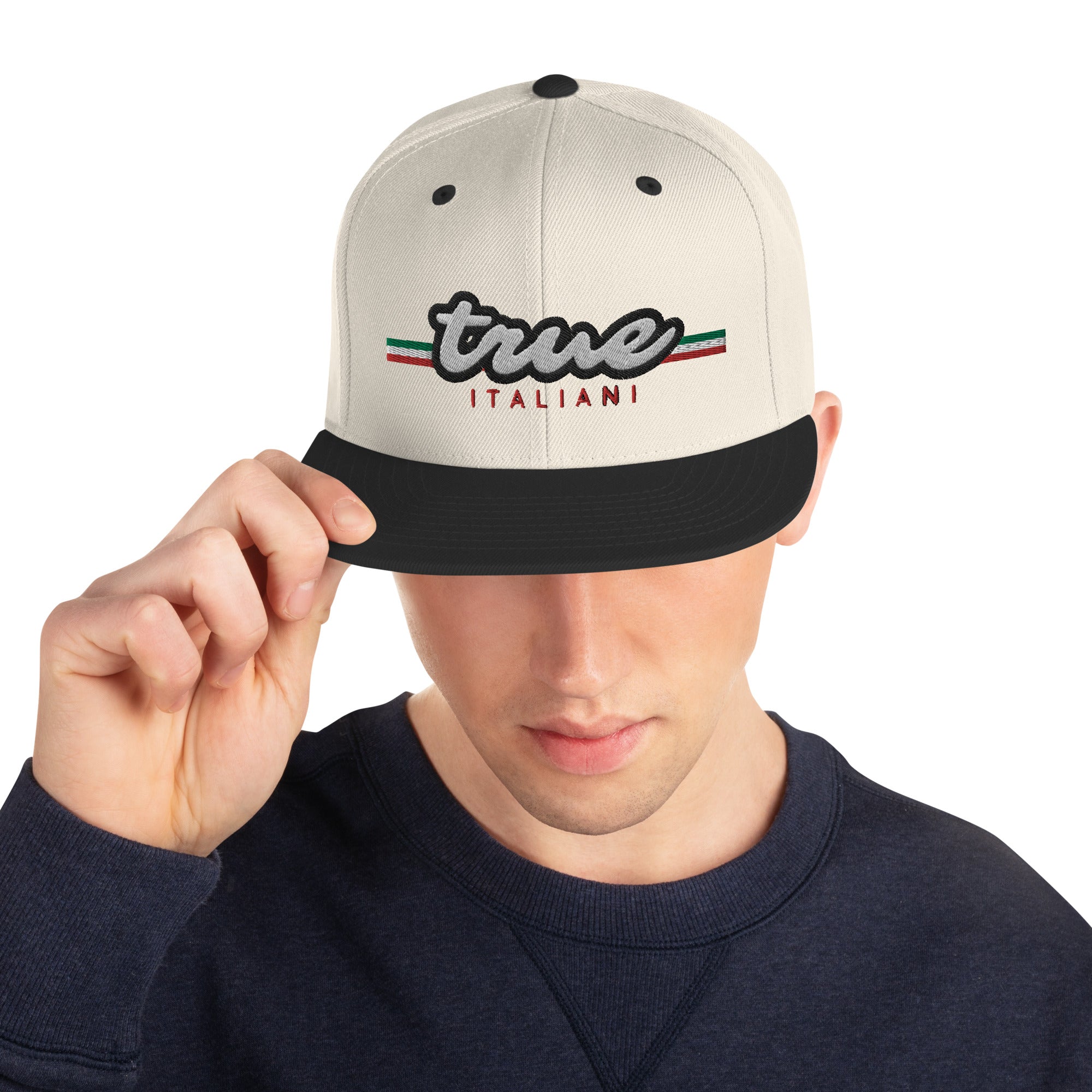 True Italiani Cornicello e Mano Snapback