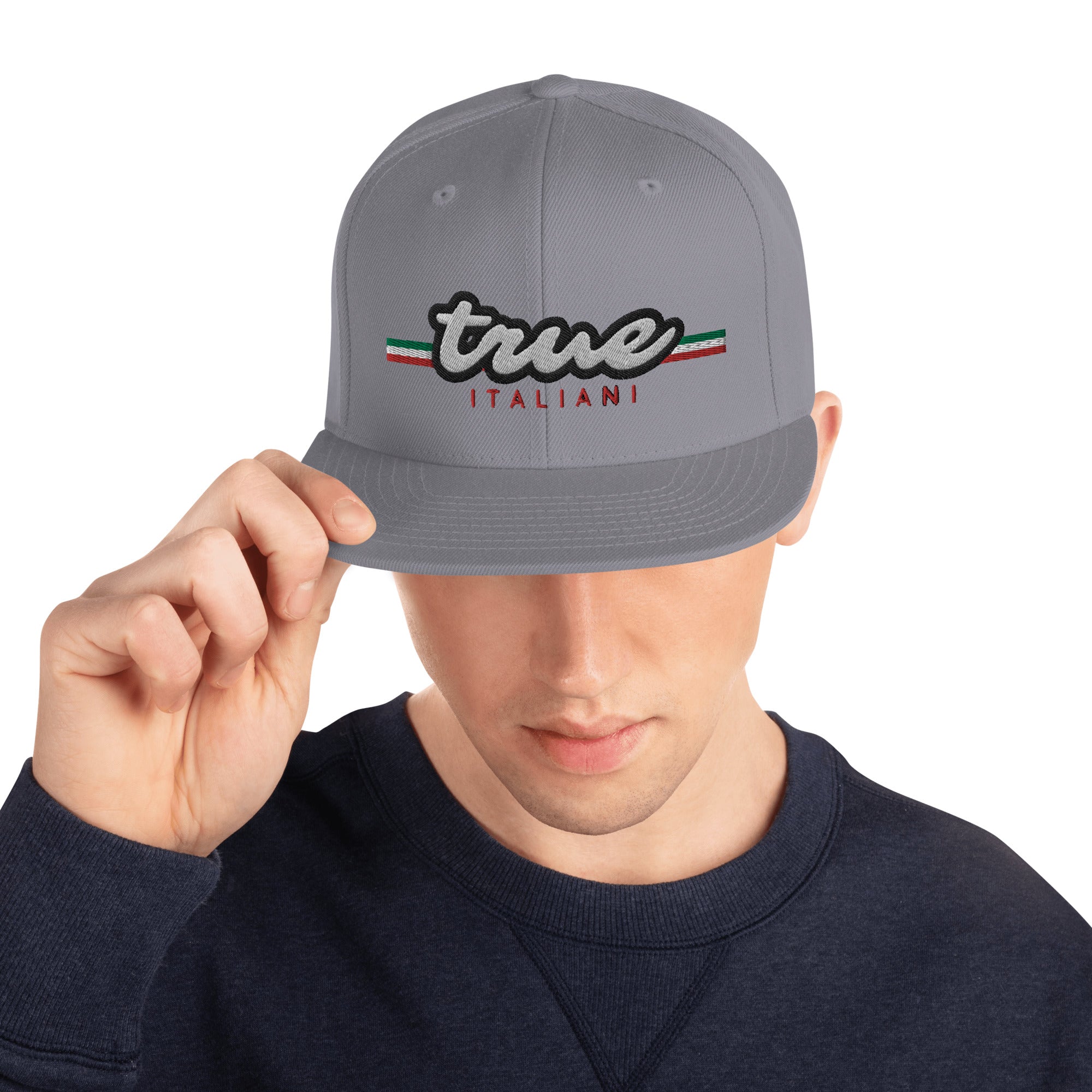 True Italiani Cornicello e Mano Snapback