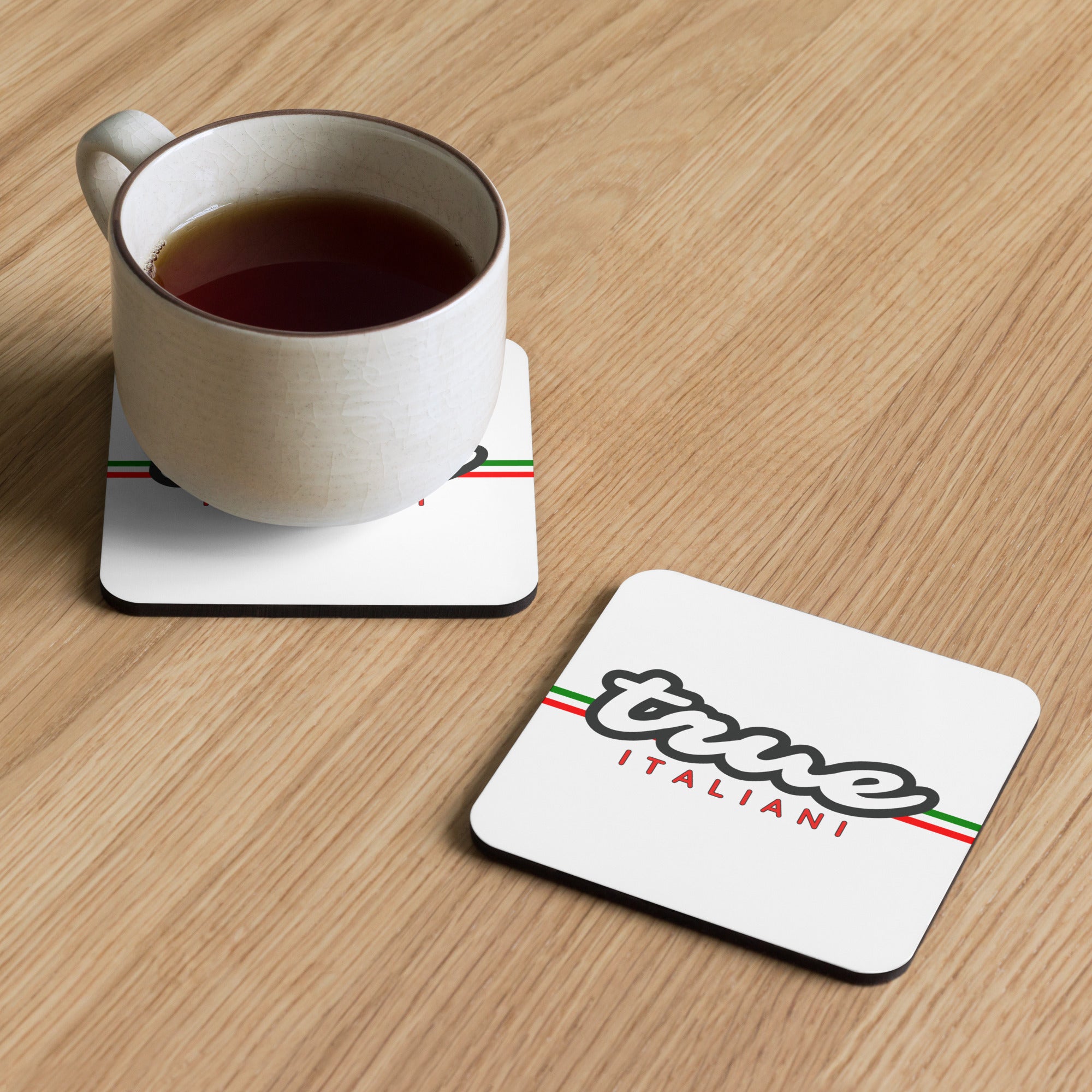 True Italiani Cork-Back Coaster