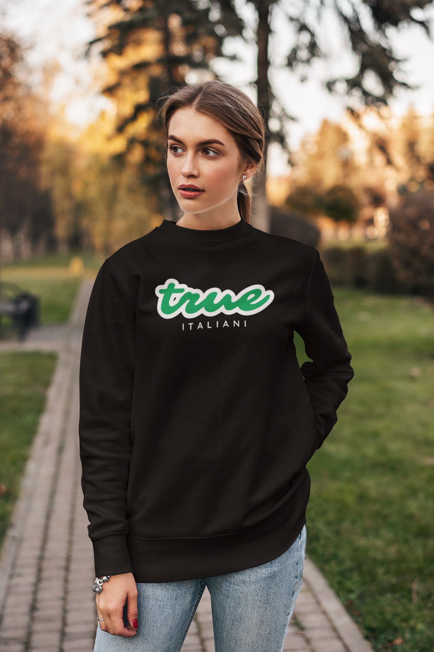 Il Bianco E Il Verde Organic Unisex Crewneck