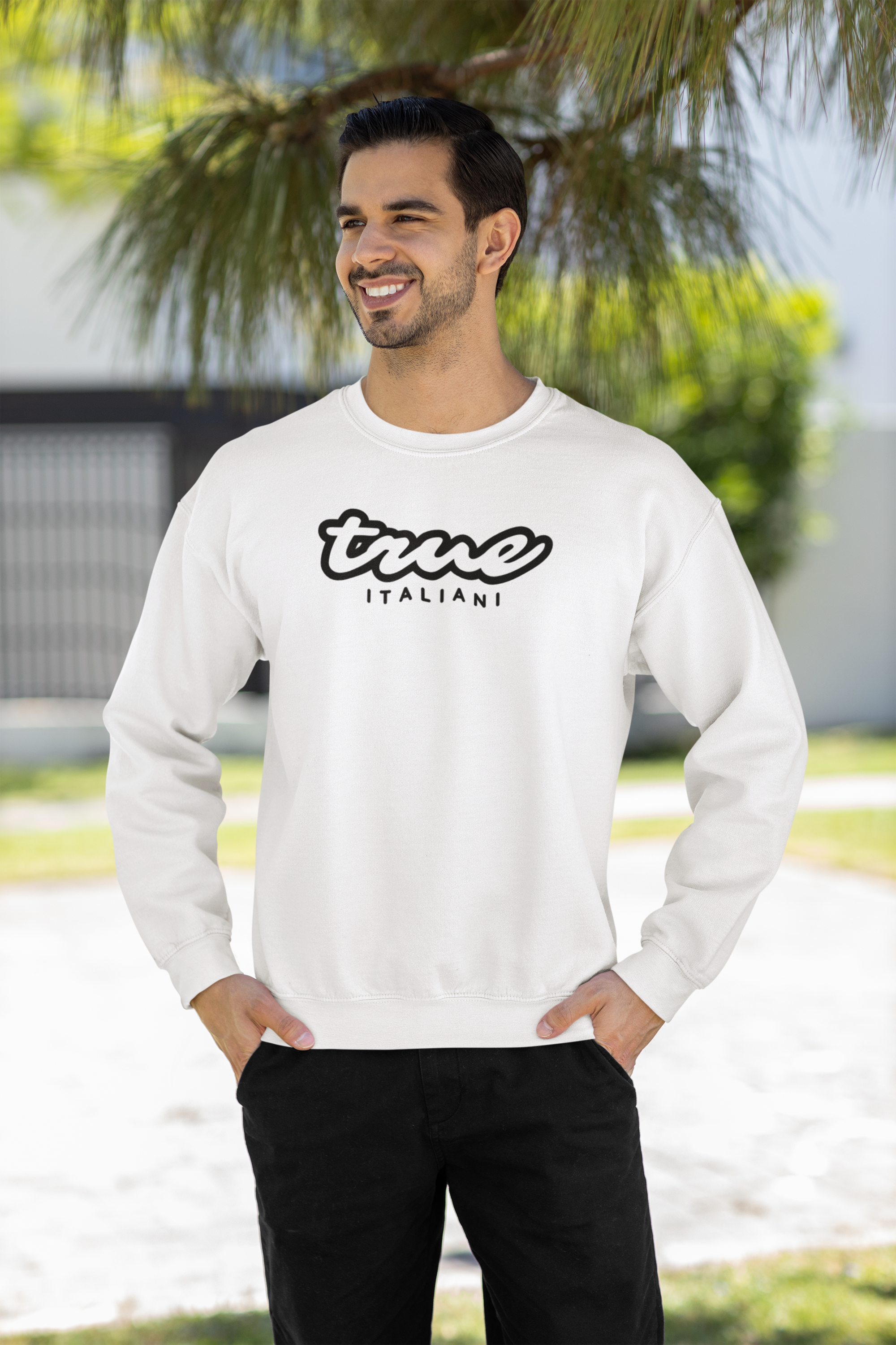 Il Nero E Il Bianco Organic Unisex Crewneck