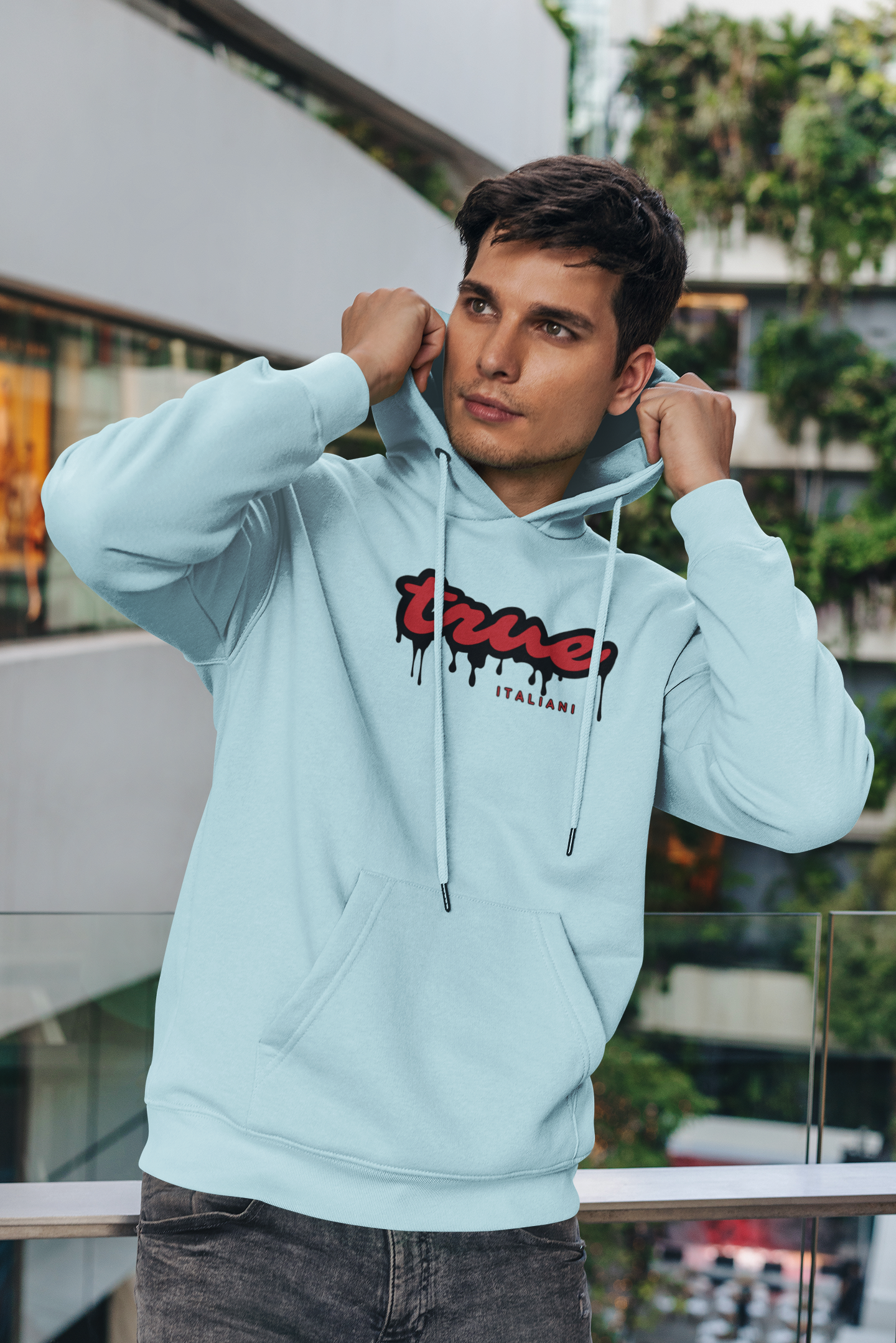 Il Rosso E Il Nero Unisex Drip Hoodie