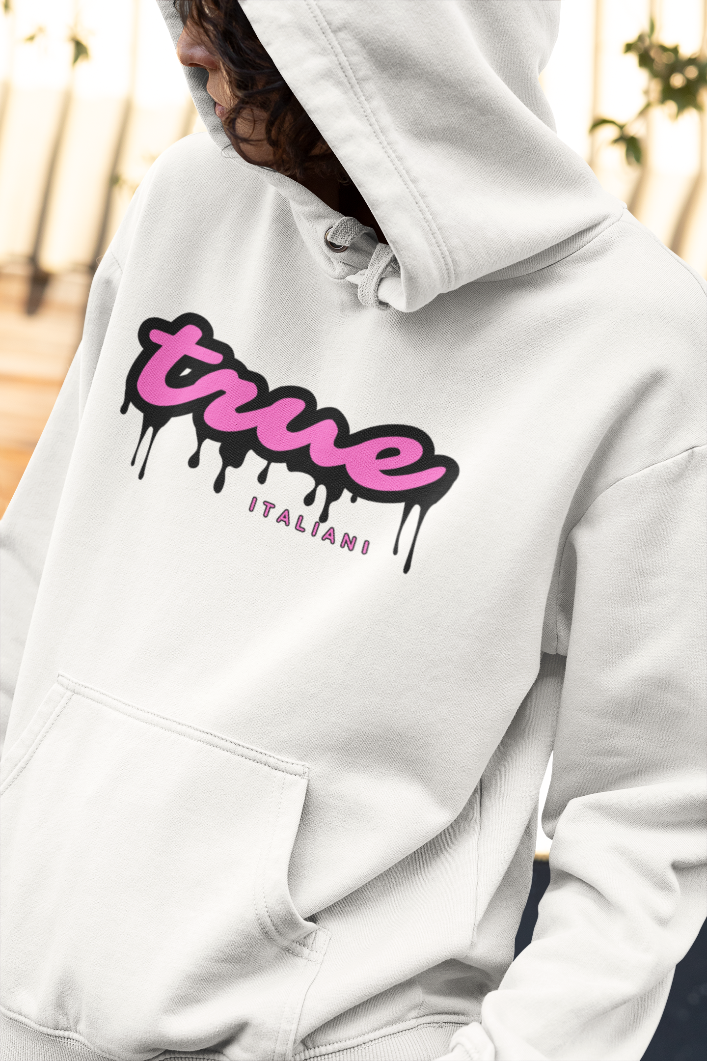 Il Rosa E Il Nero Drip Unisex Hoodie