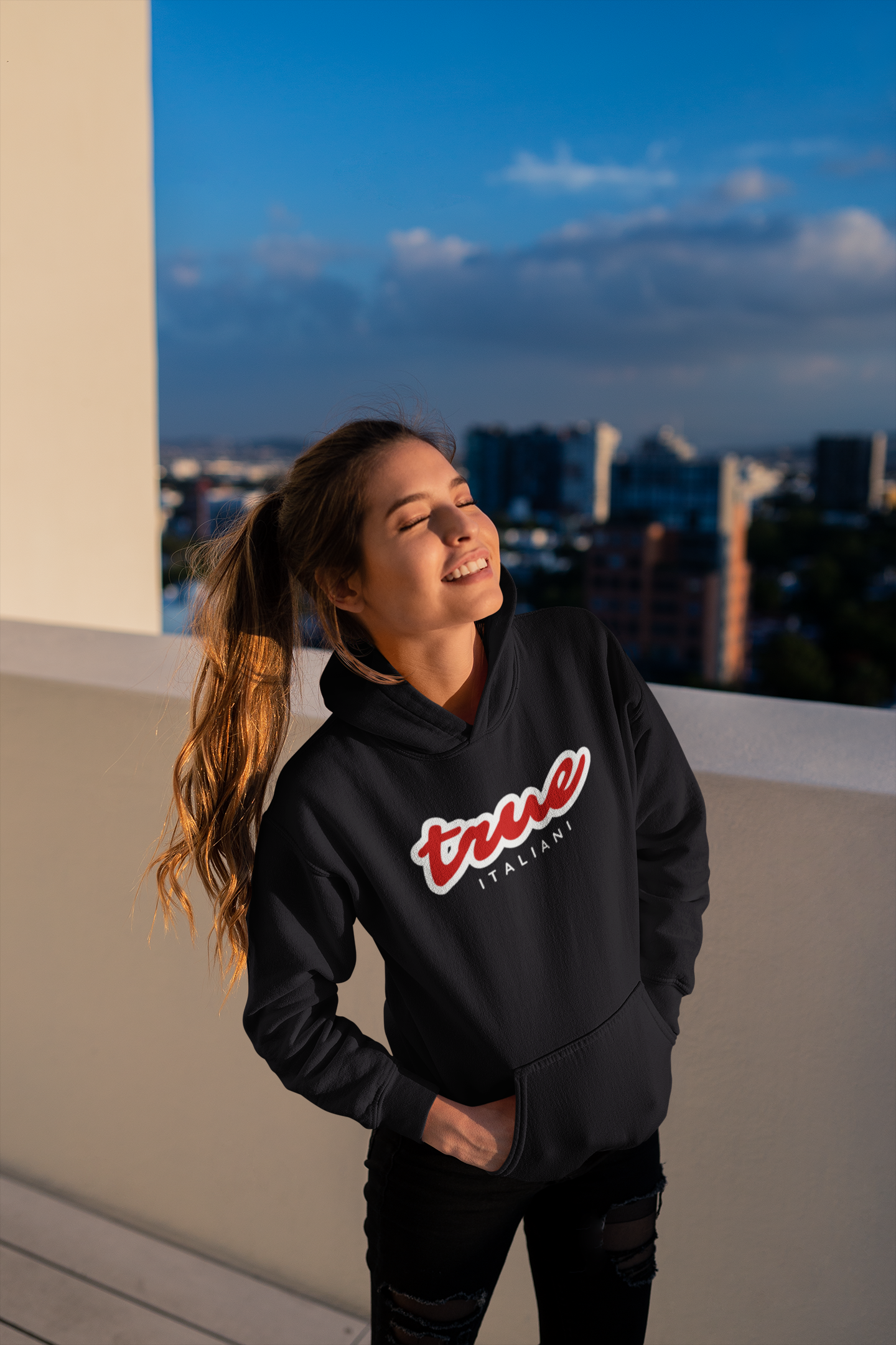 Il Rosso E Il Bianco Unisex Hoodie