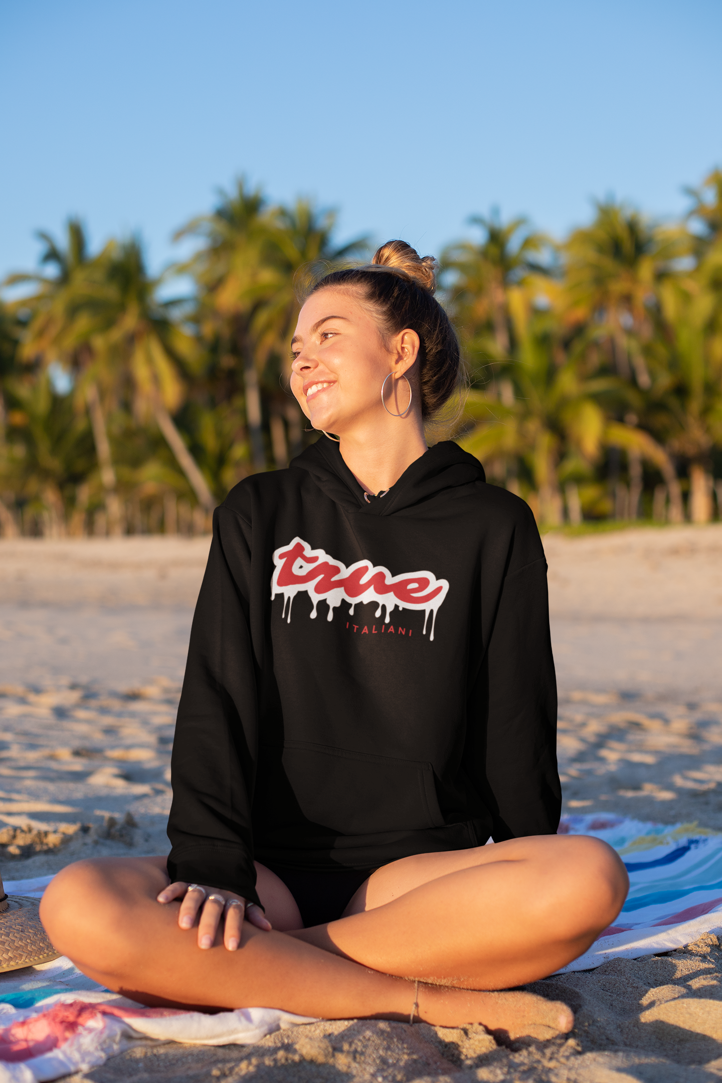 Il Rosso E Il Bianco Unisex Drip Hoodie