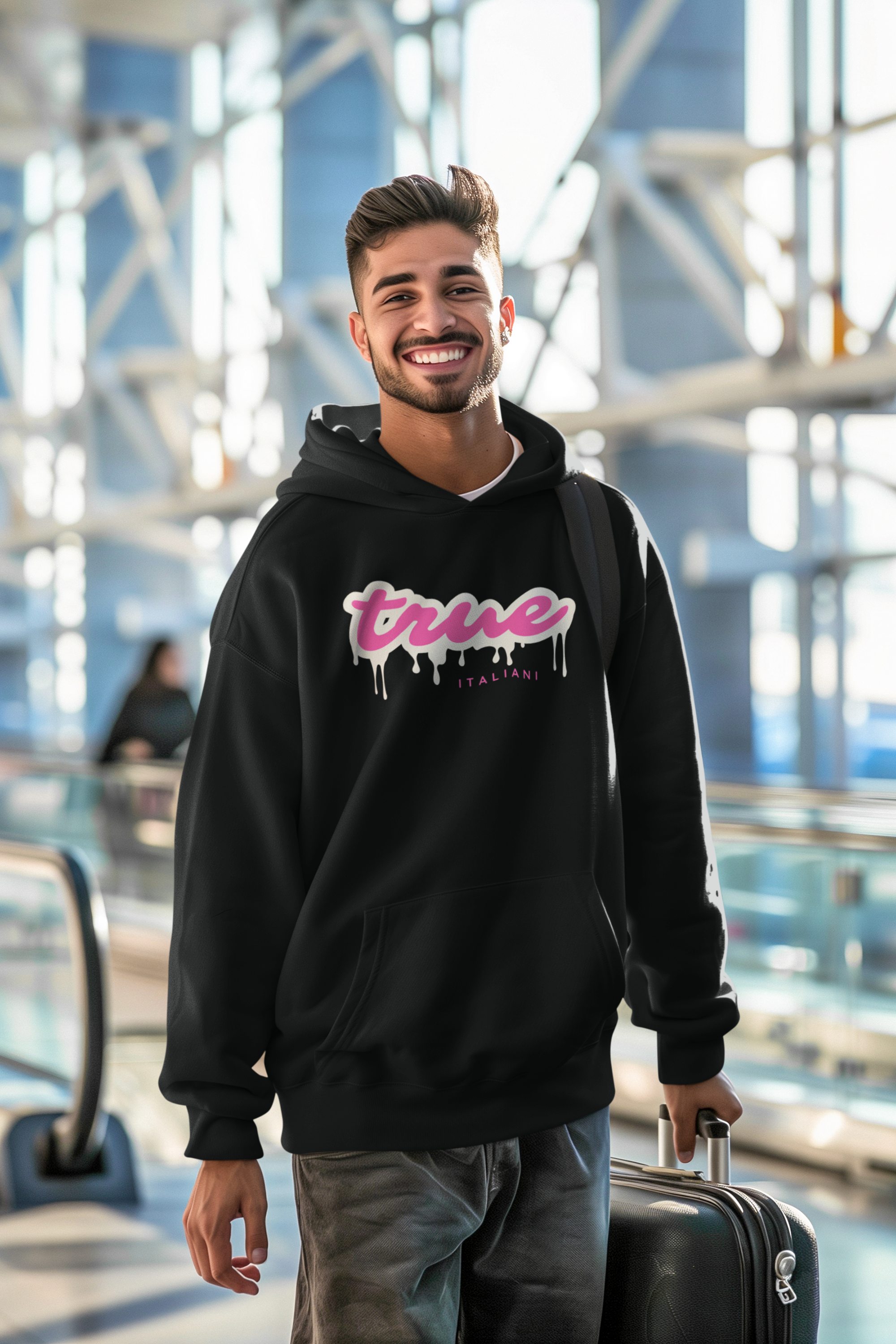 Il Rosa E Il Bianco Unisex Drip Hoodie