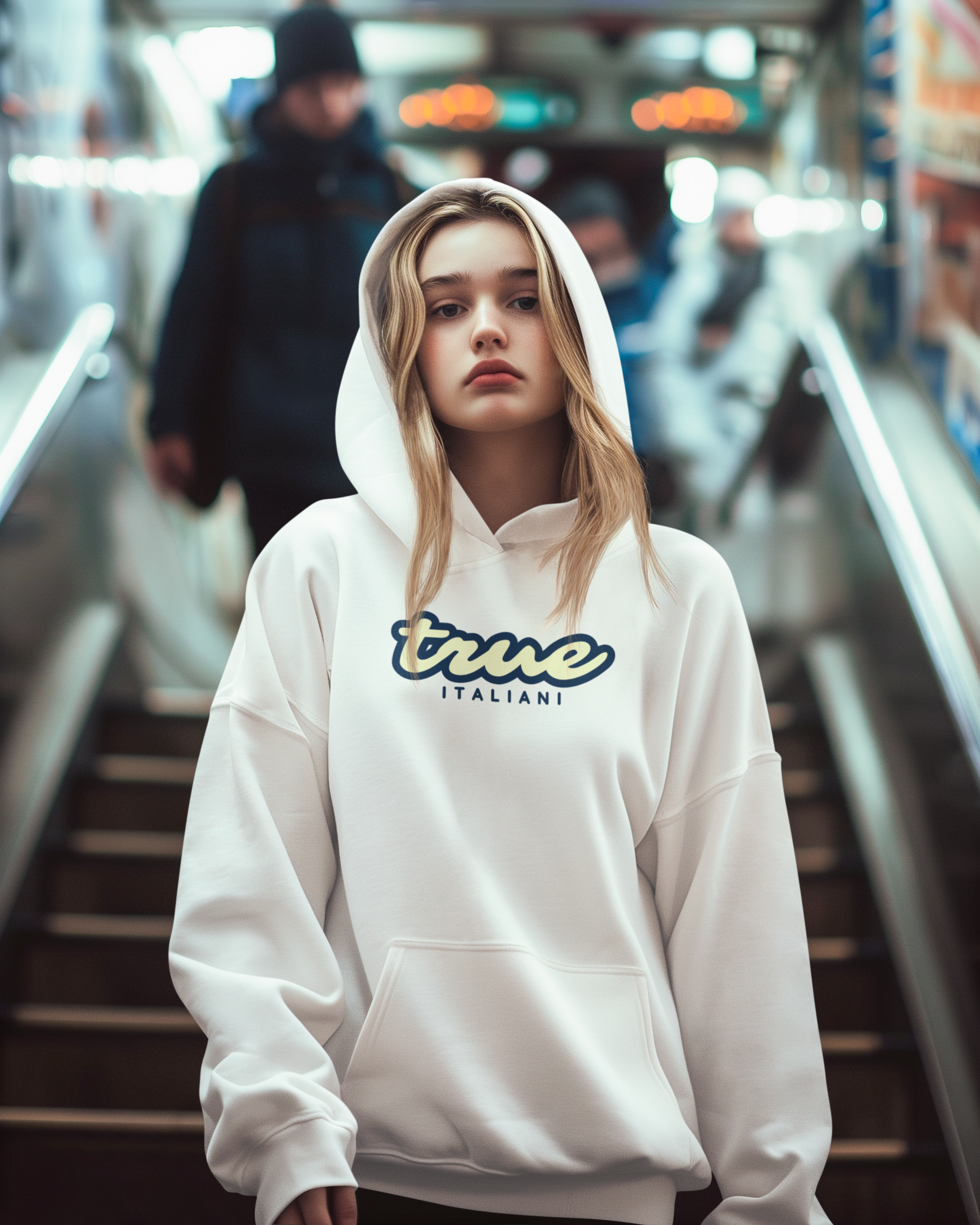 Il Crema E Il Blu Unisex Hoodie