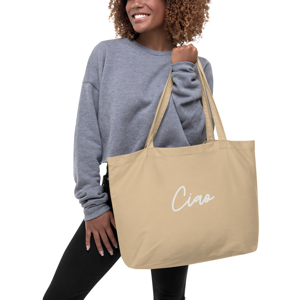Ciao Large Organic Tote Bag
