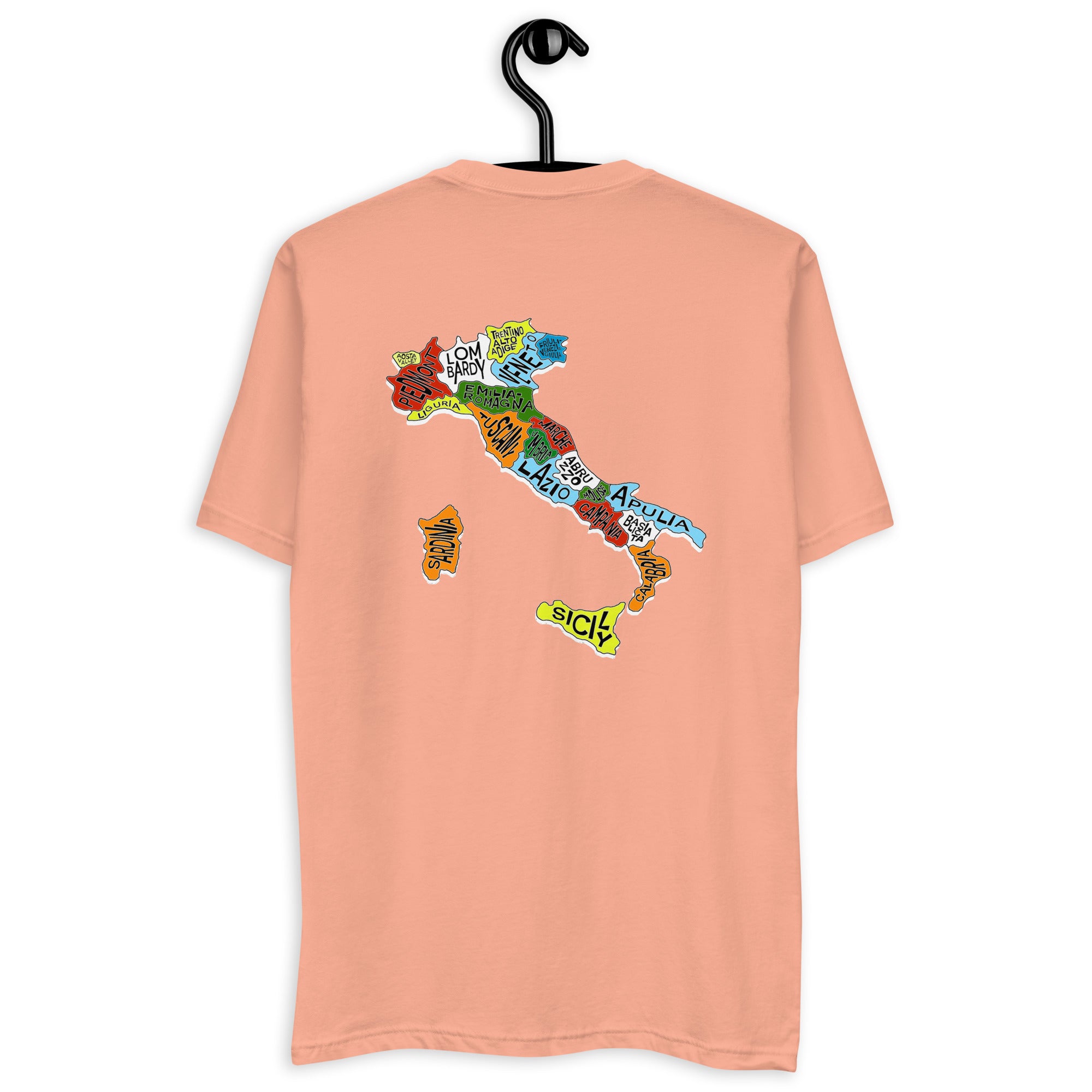 La Mappa Della Regioni Unisex Tee