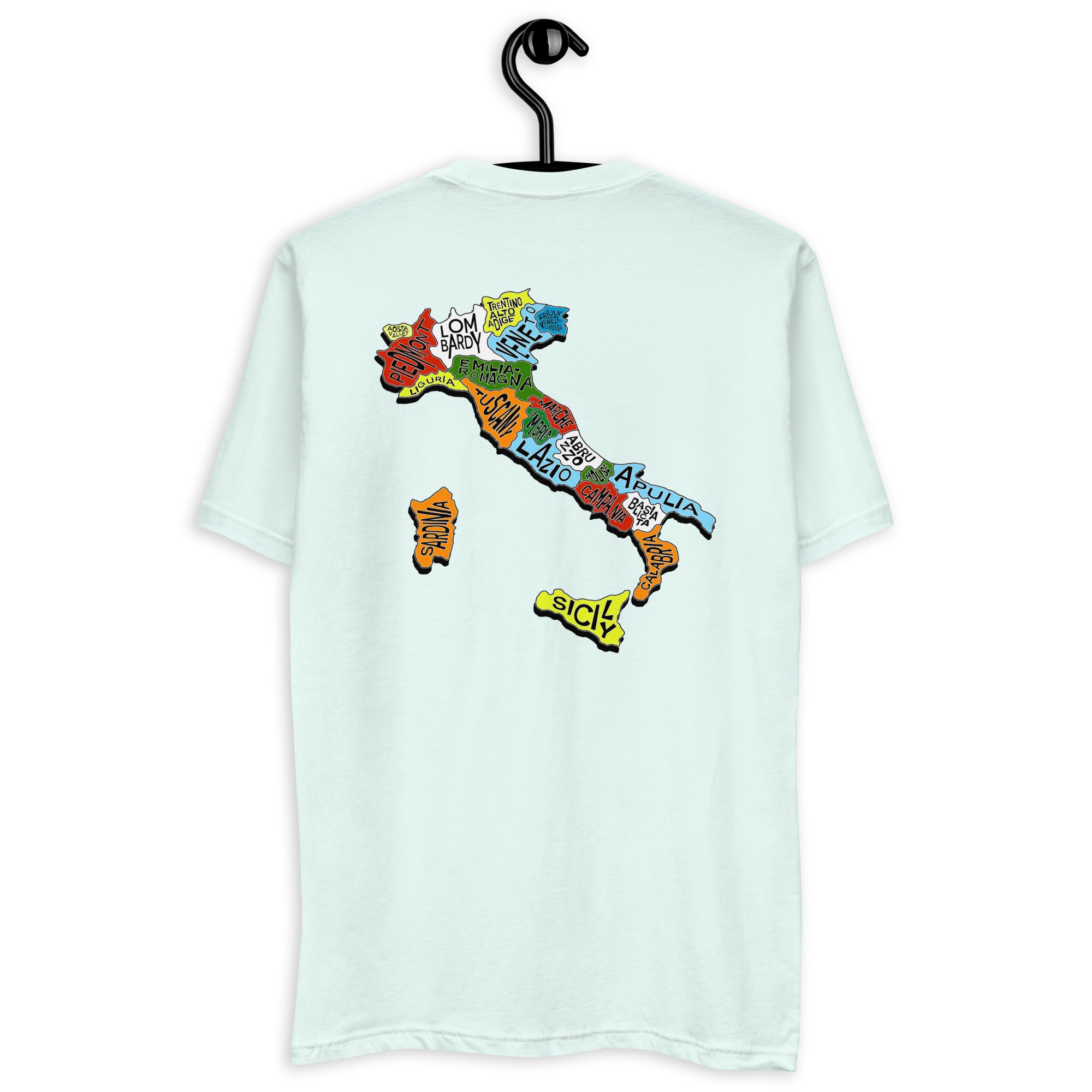 La Mappa Della Regioni Unisex Tee
