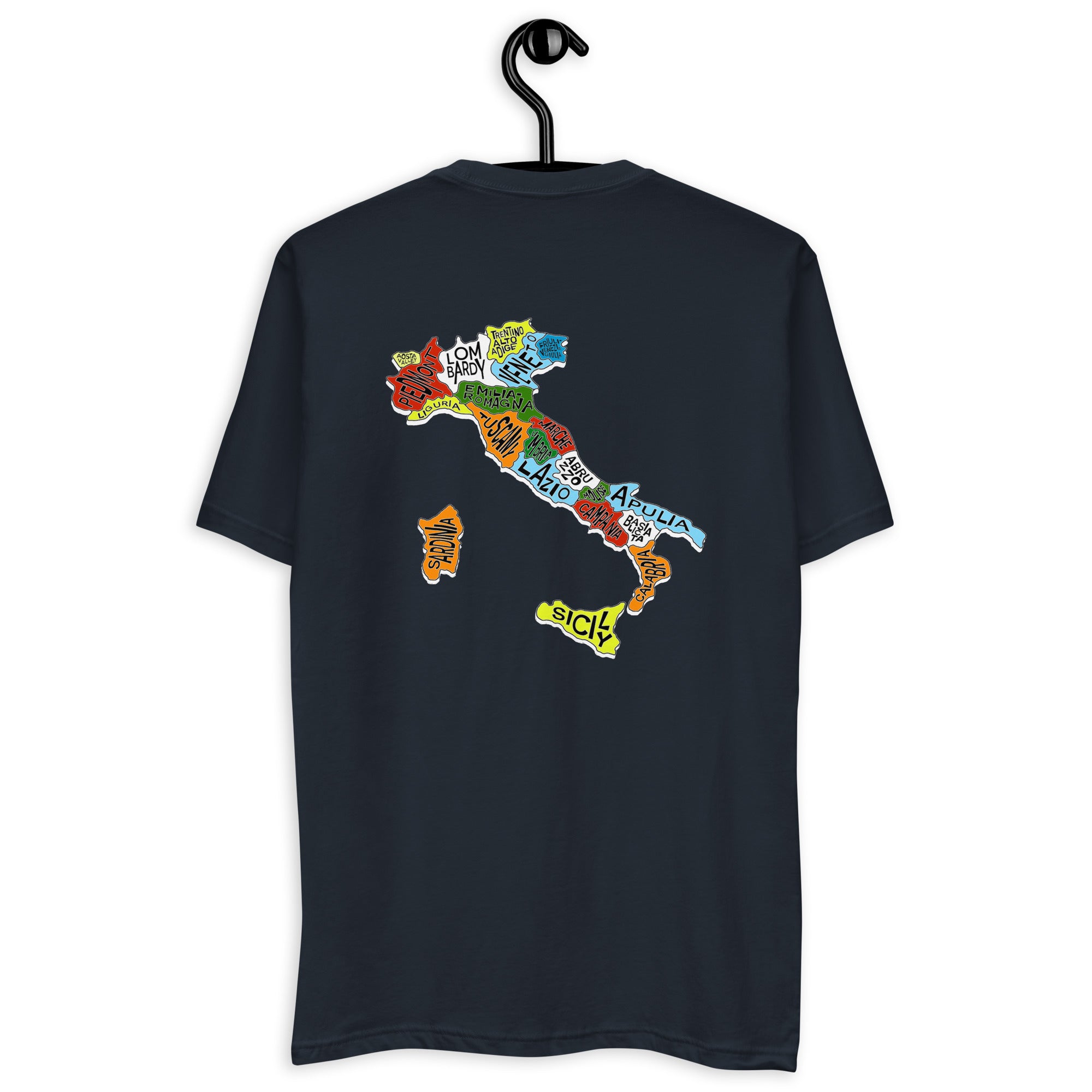 La Mappa Della Regioni Unisex Tee