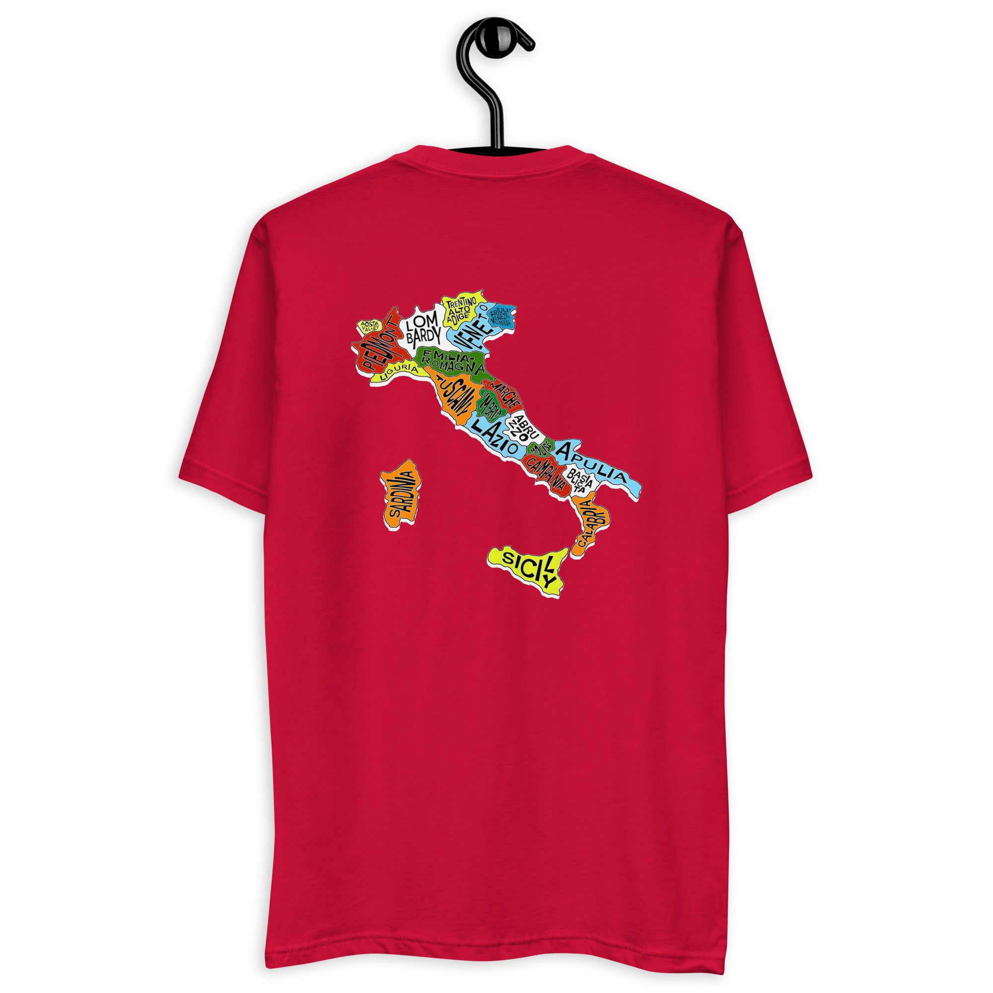 La Mappa Della Regioni Unisex Tee