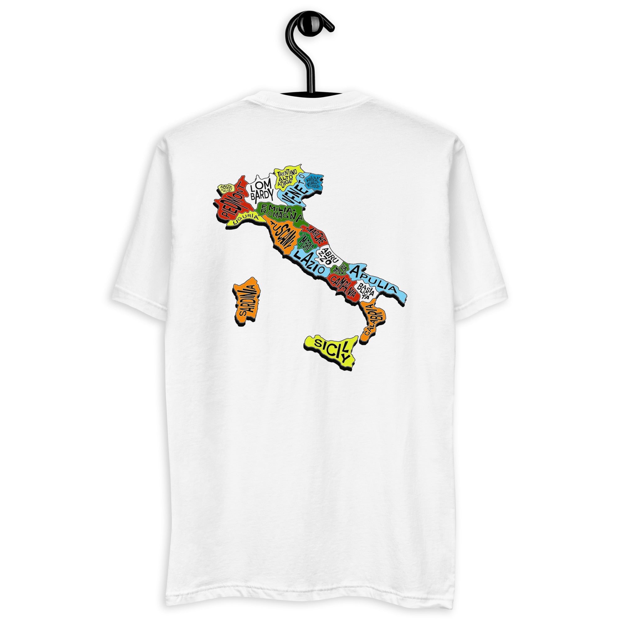 La Mappa Della Regioni Unisex Tee