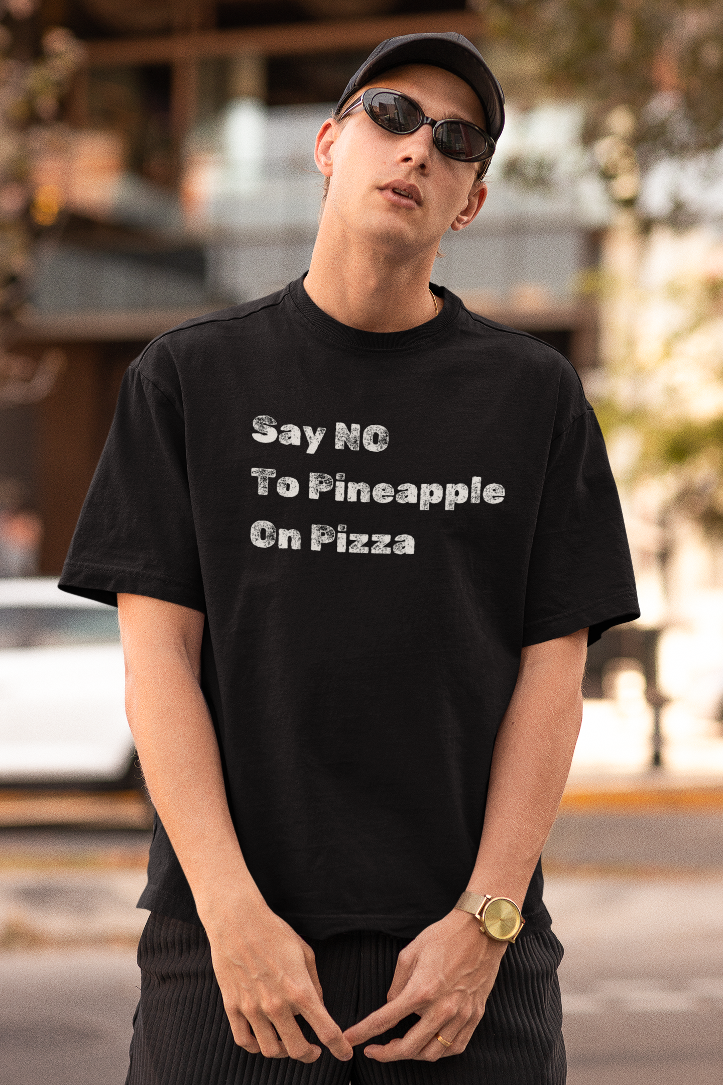 No Pineapple On Pizza Tee