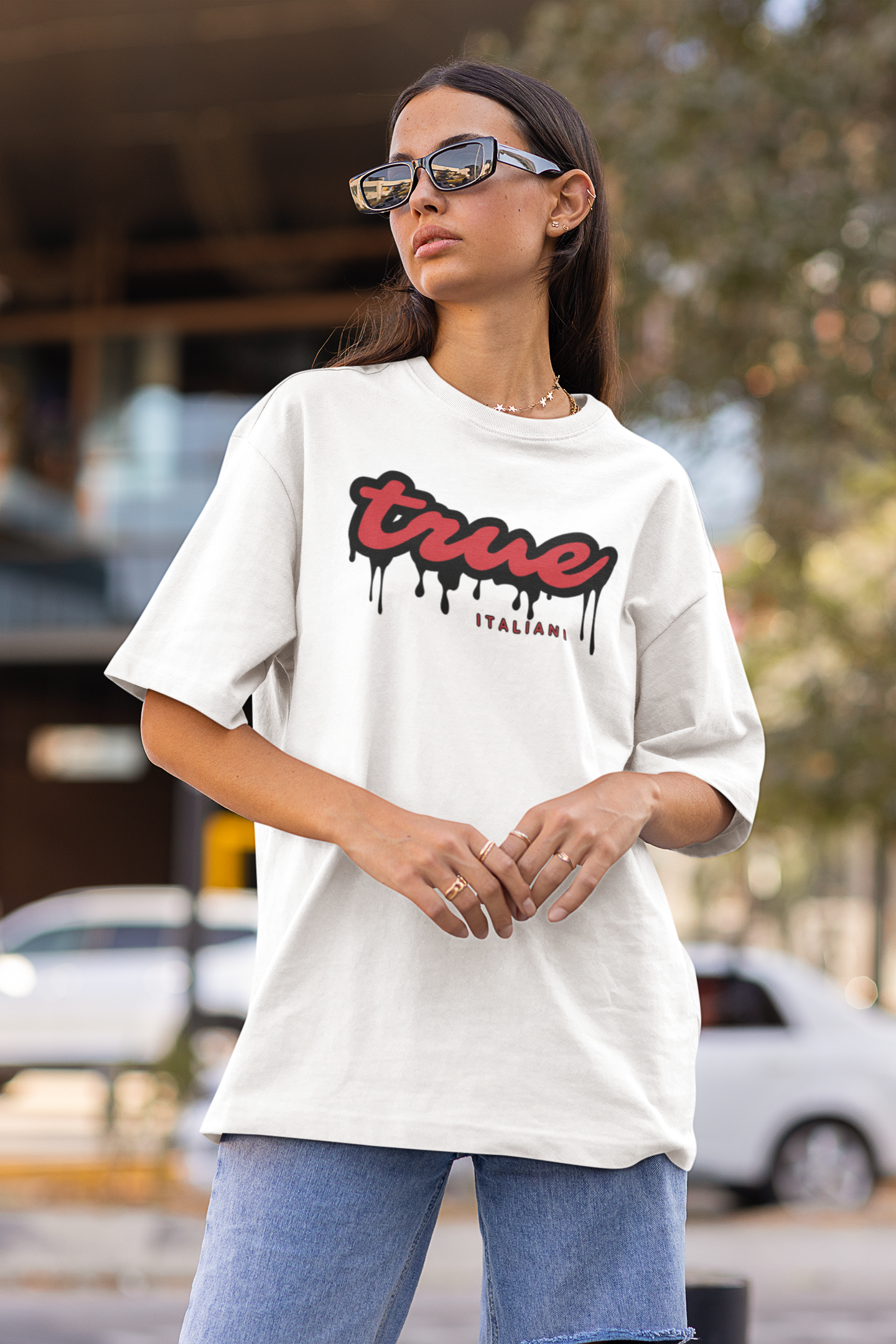 Il Nero E Il Rosso Unisex Drip Tee