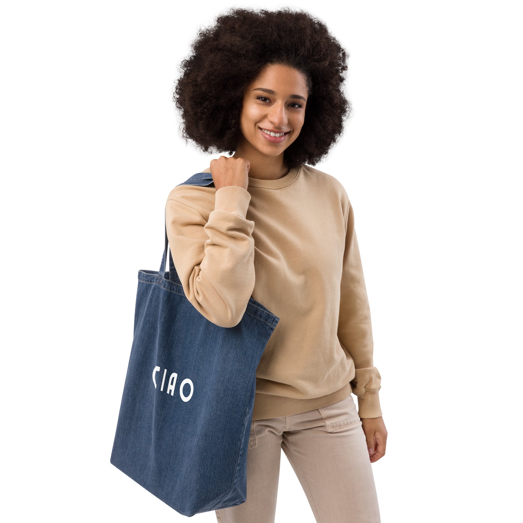 Ciao Organic Denim Tote Bag