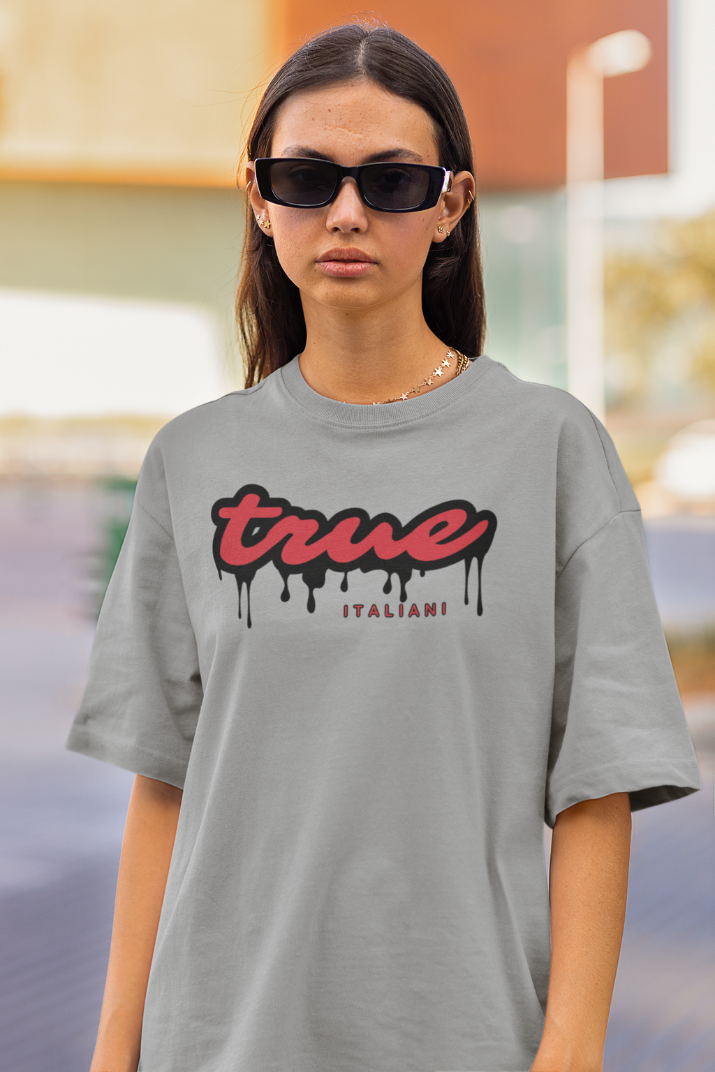 Il Nero E Il Rosso Unisex Drip Tee