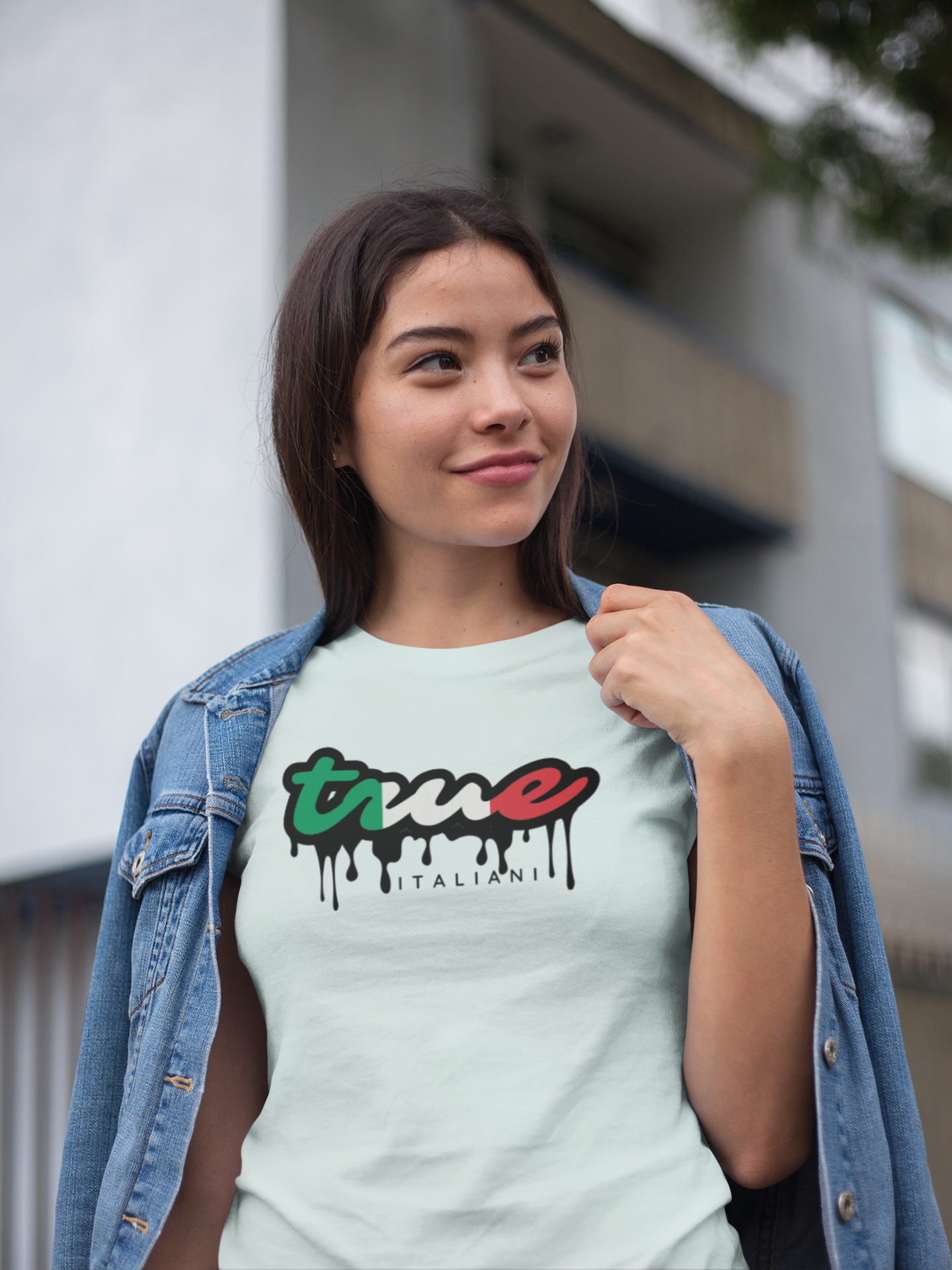 L'Italia Unisex Drip Tee