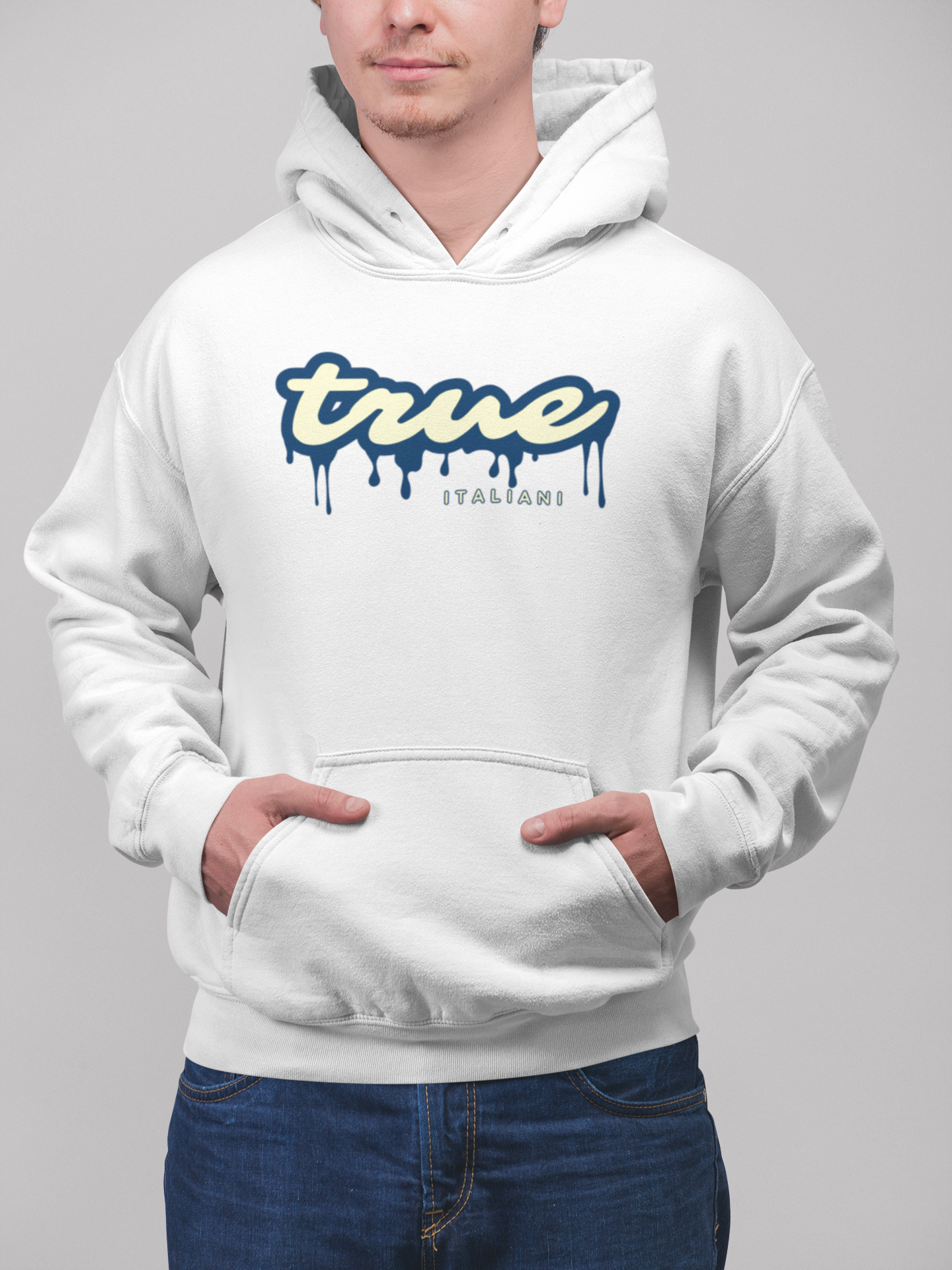 Il Blu E Il Crema Unisex Drip Hoodie