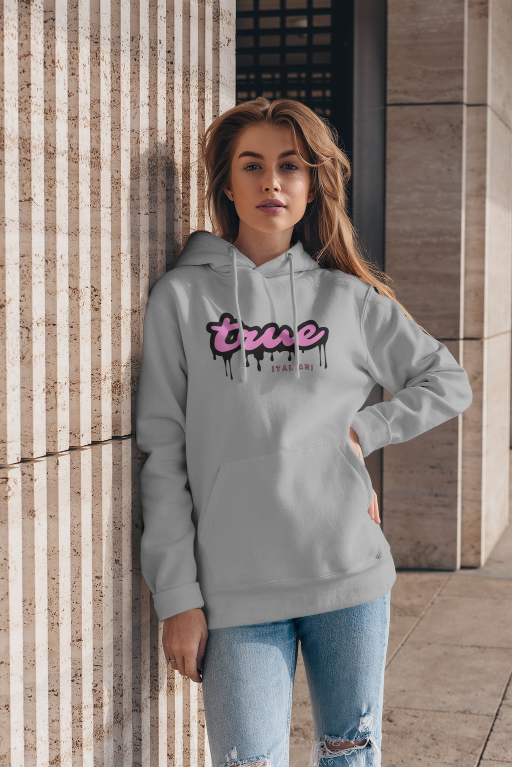 Il Rosa E Il Nero Drip Unisex Hoodie