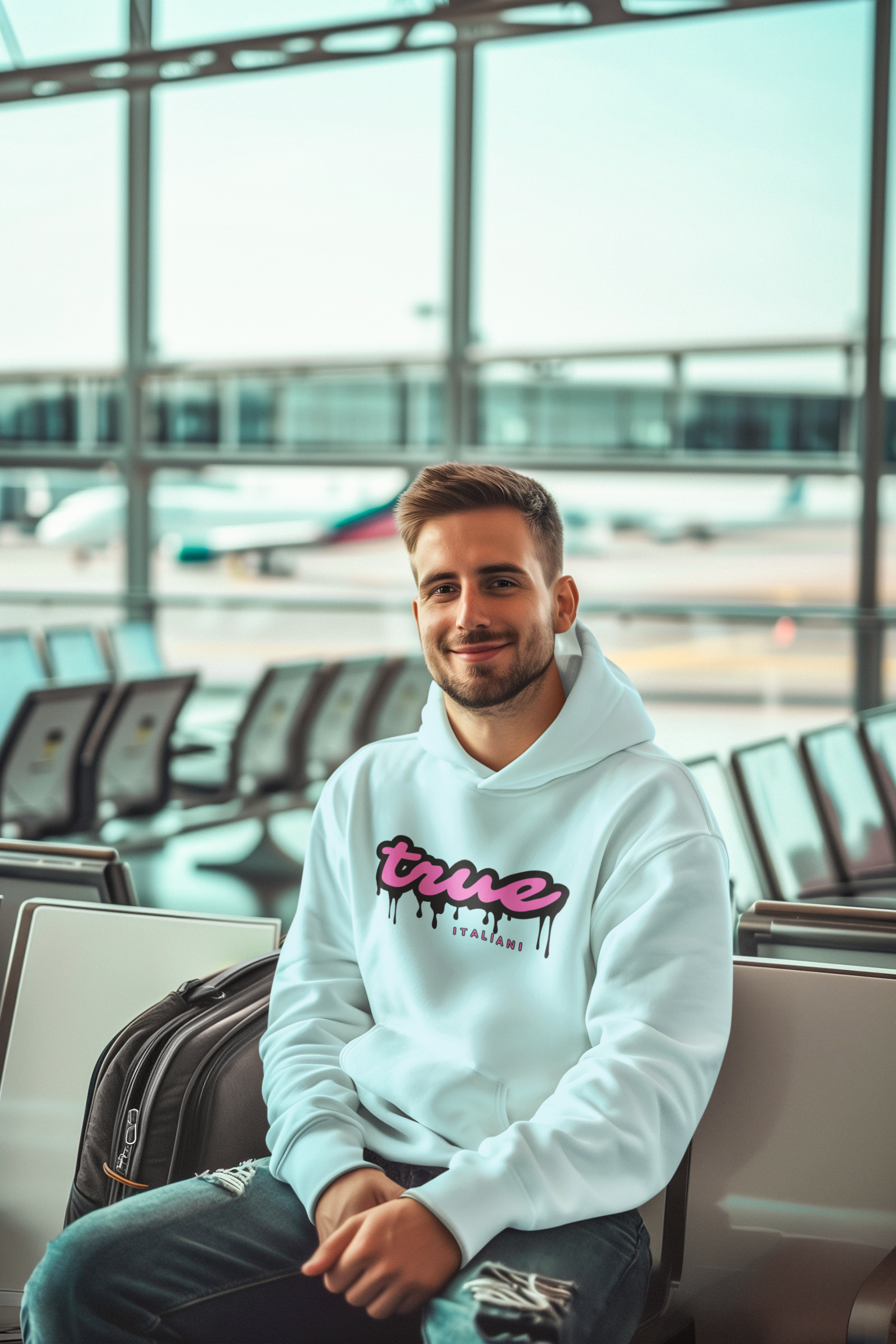 Il Rosa E Il Nero Drip Unisex Hoodie