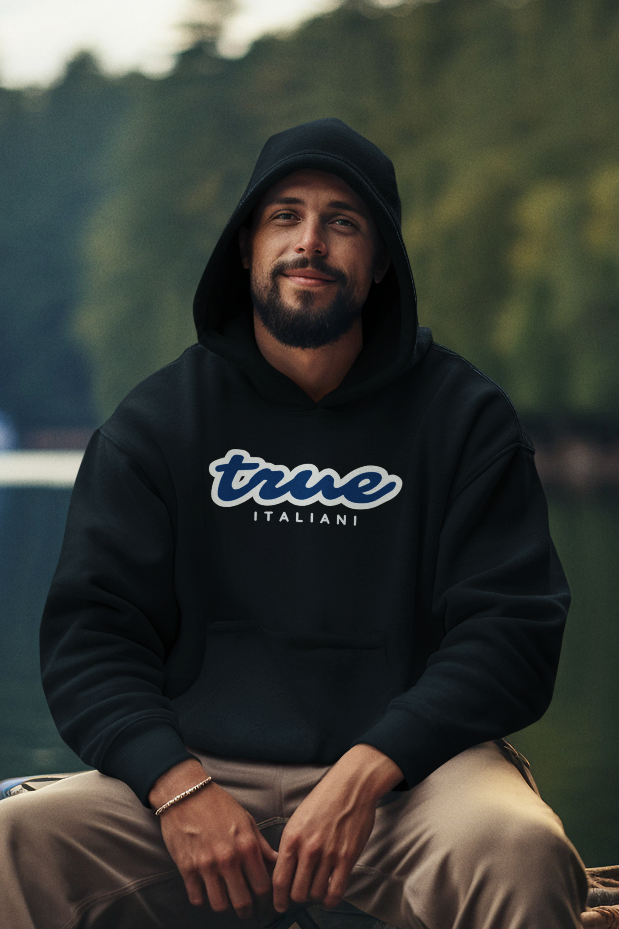 Il Blu E Il Bianco Unisex Hoodie