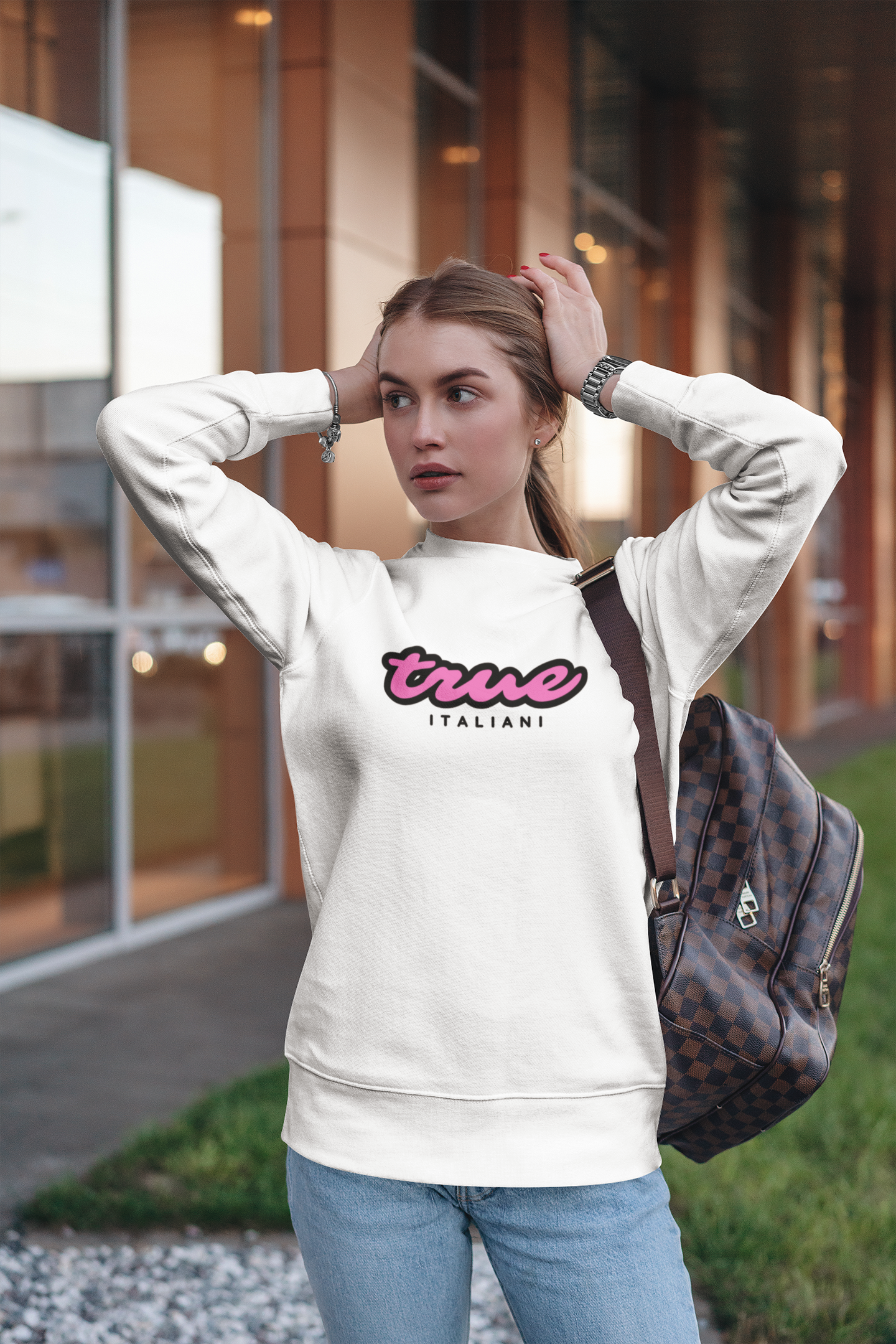 Il Nero E Il Rosa Organic Unisex Crewneck