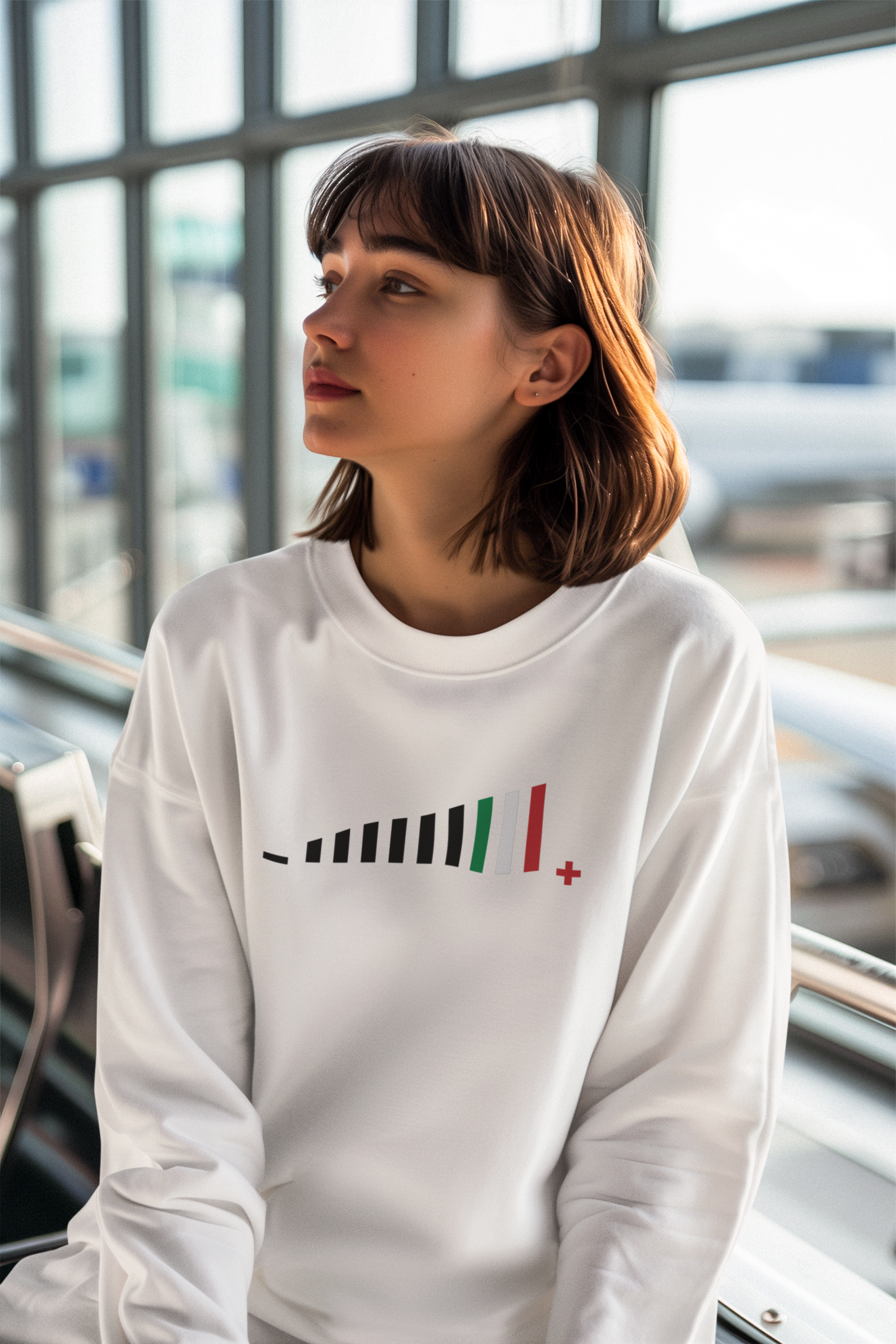 Italian Volume Unisex Organic Crewneck