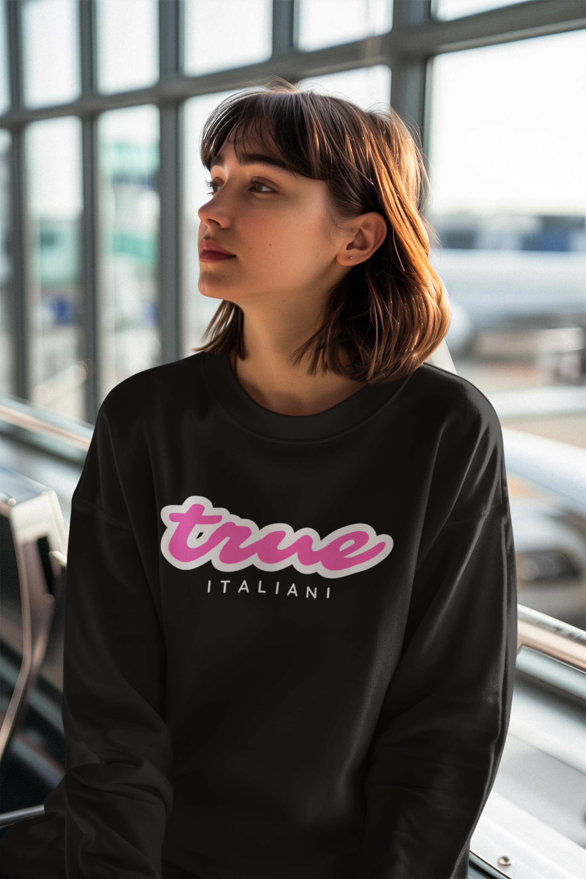 Il Rosa E Il Bianco Organic Unisex Crewneck