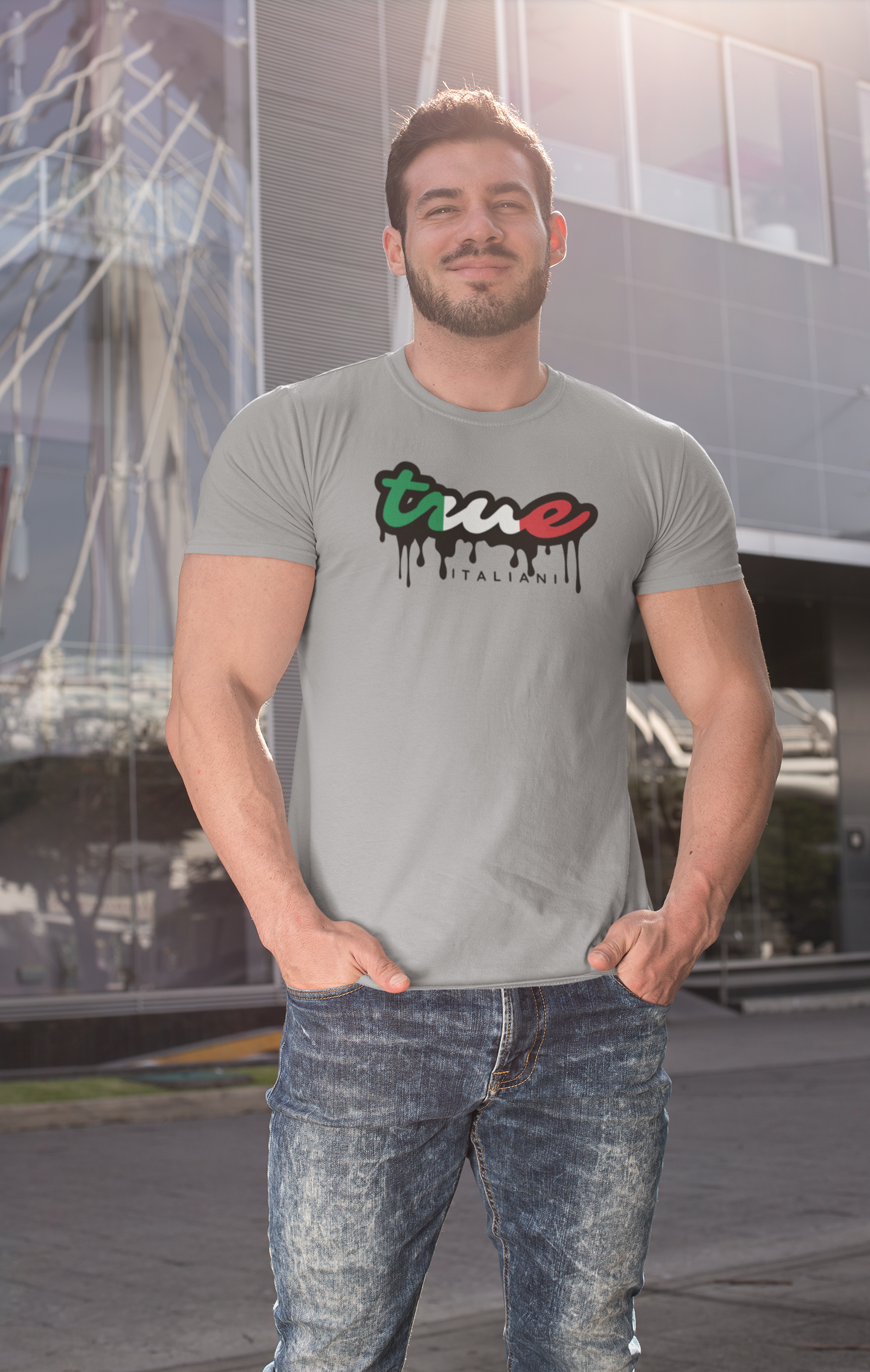 L'Italia Unisex Drip Tee