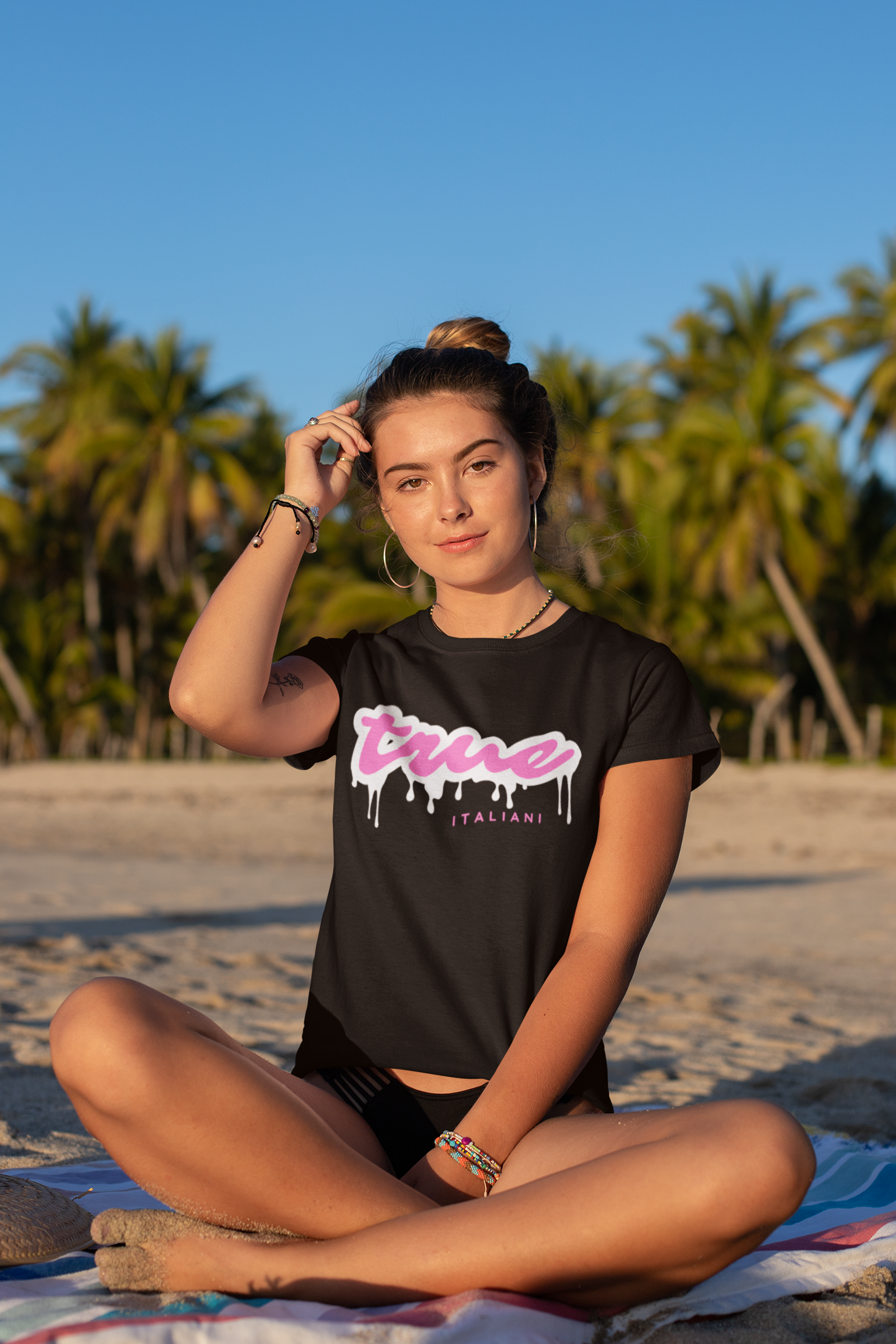 Il Rosa E Il Bianco Unisex Drip Tee