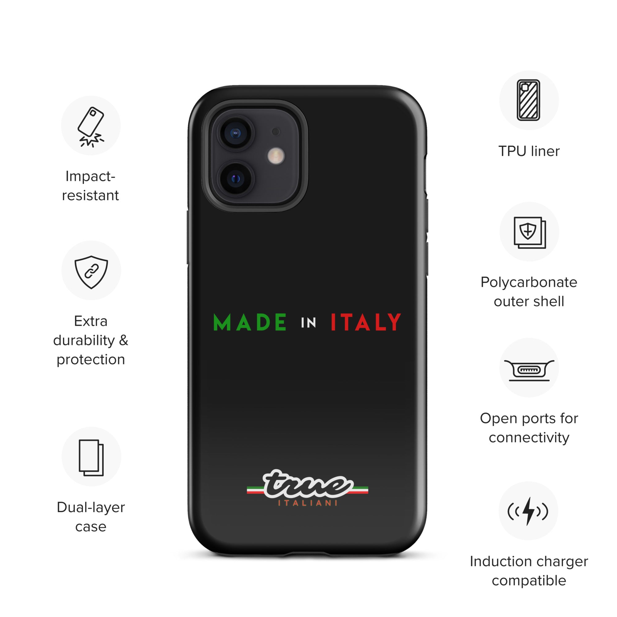 True Italiani Made In Italy Tough Case for iPhone®