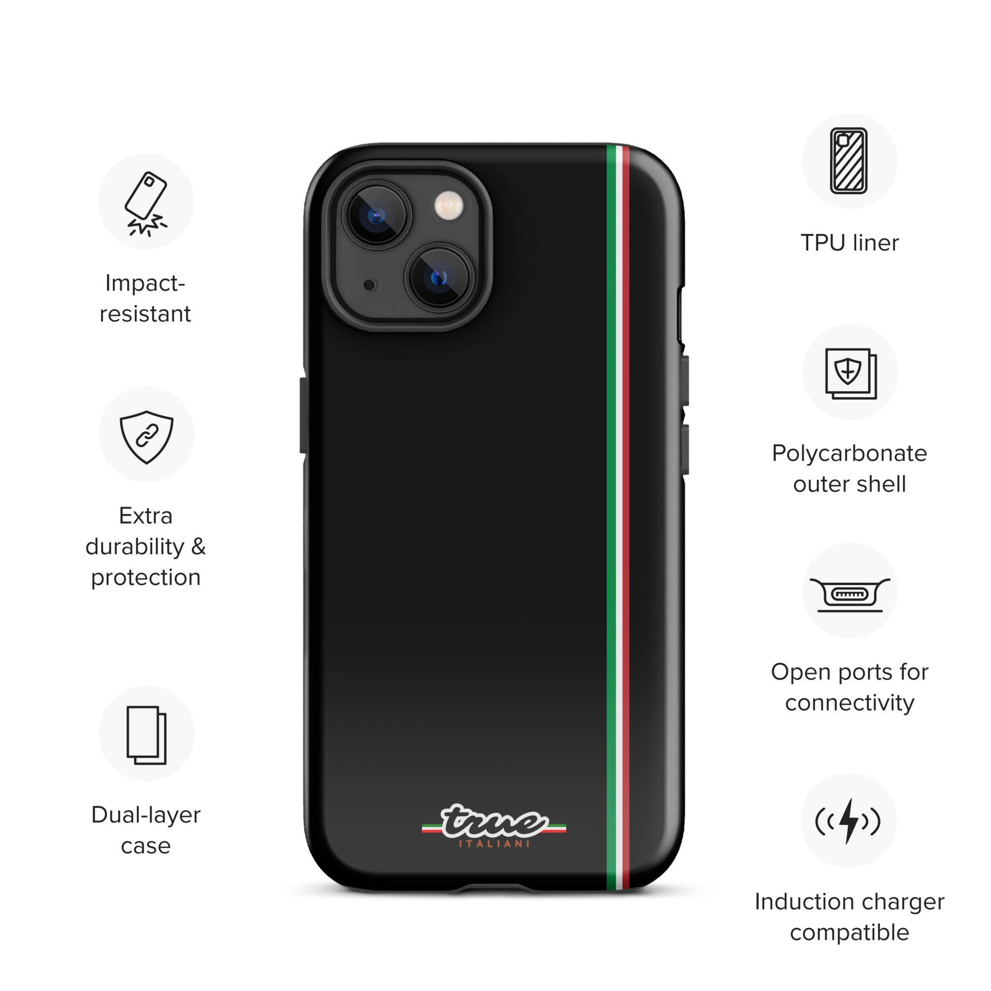 True Italiani Stripe Tough Case for iPhone®