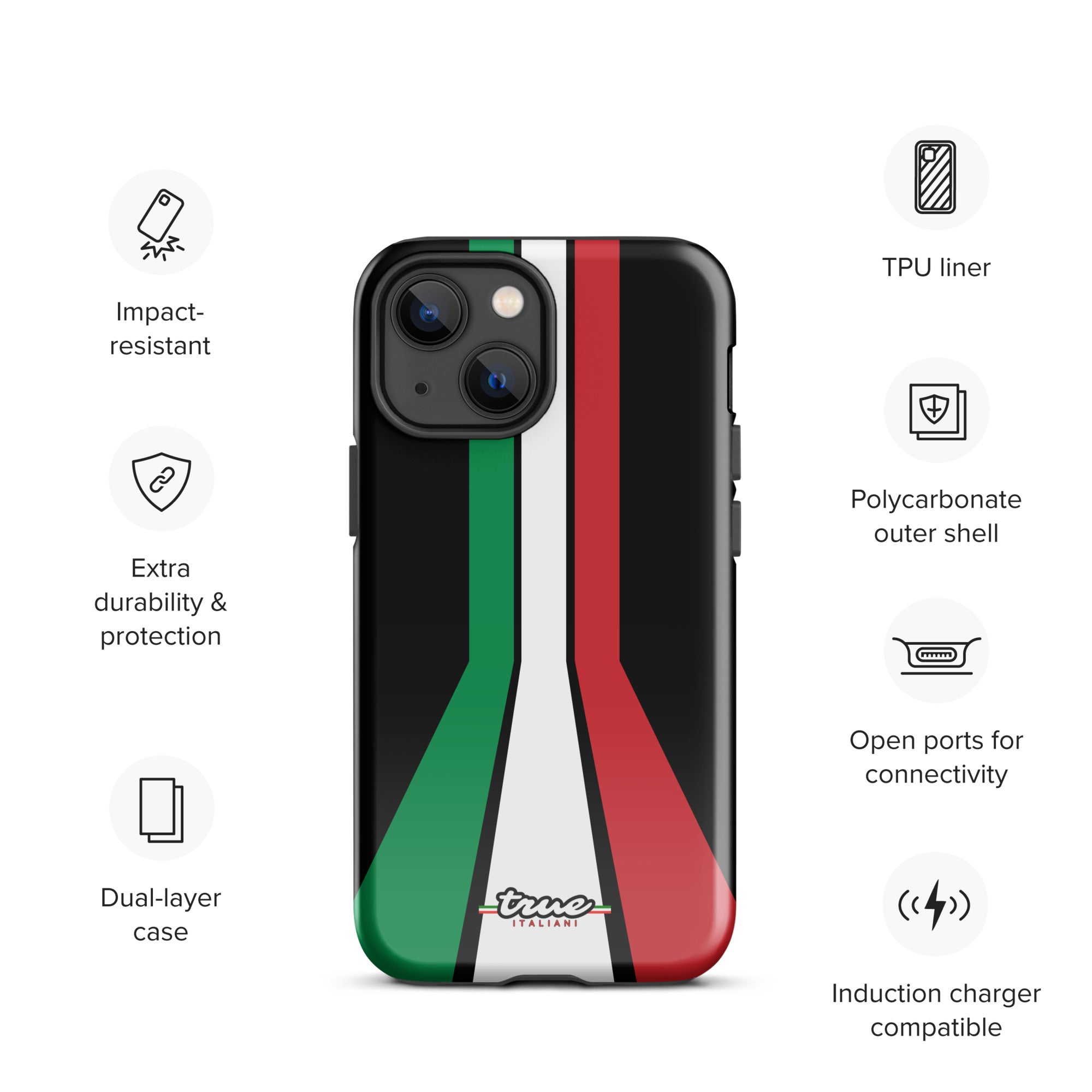 True Italiani Color 1 Tough Case for iPhone®