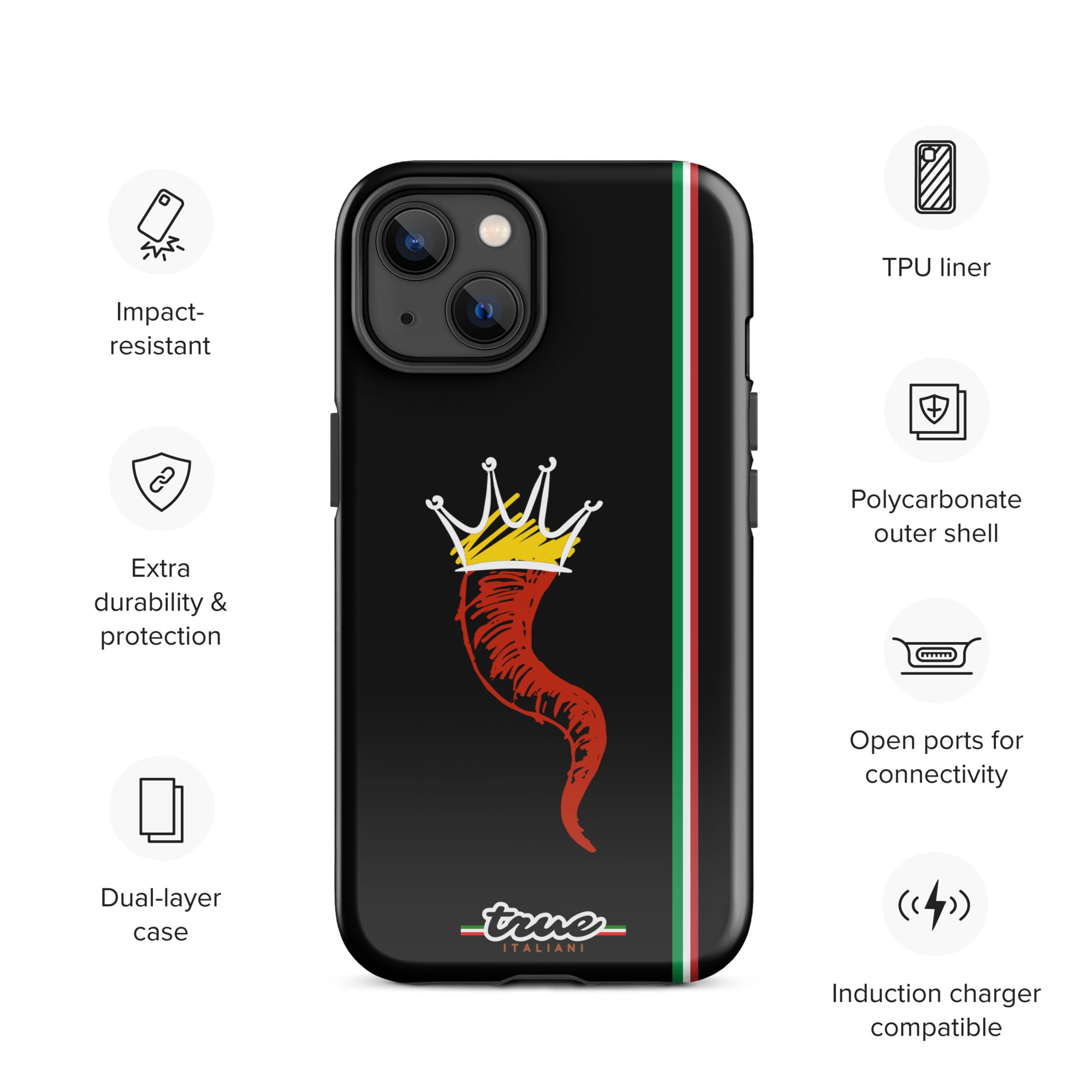 True Italiani Cornecello Tough Case for iPhone®
