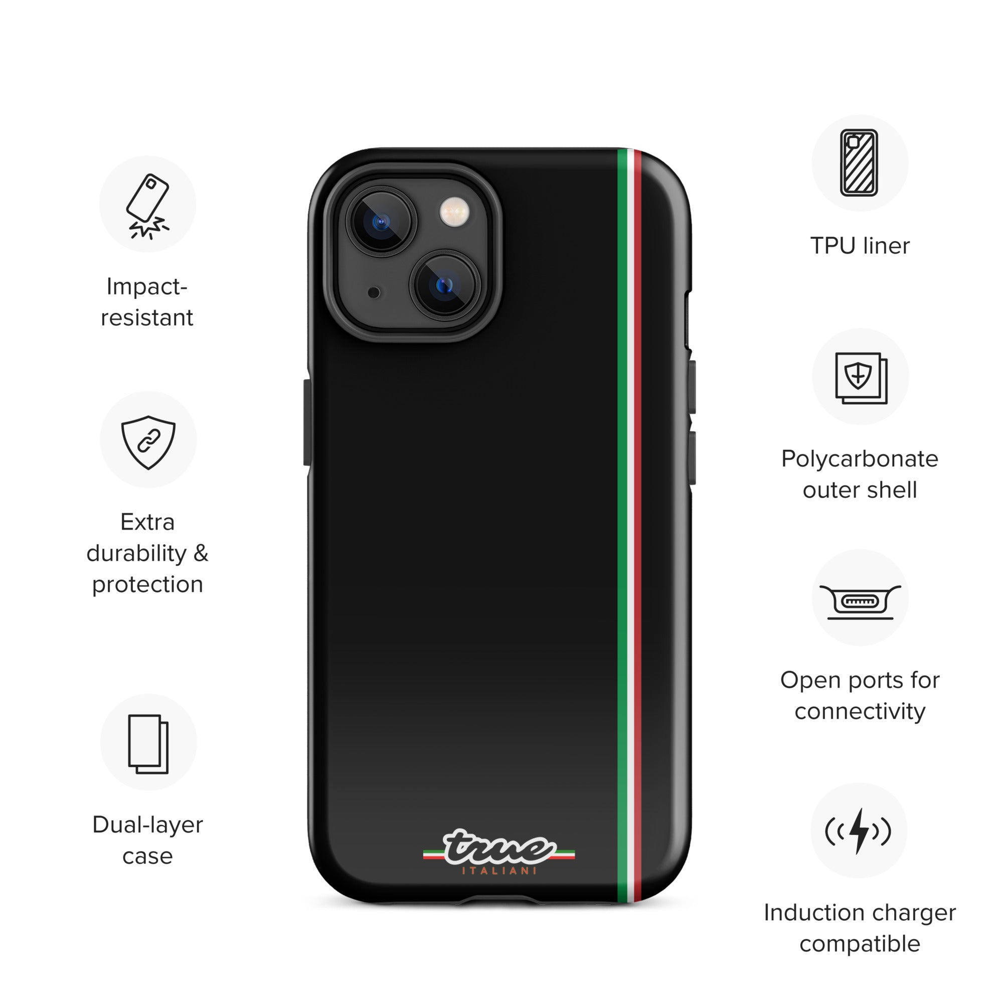 True Italiani Stripe Tough Case for iPhone®