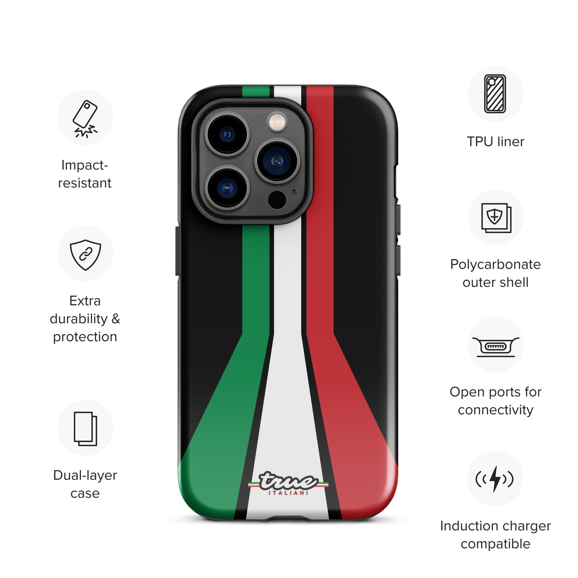 True Italiani Color 1 Tough Case for iPhone®