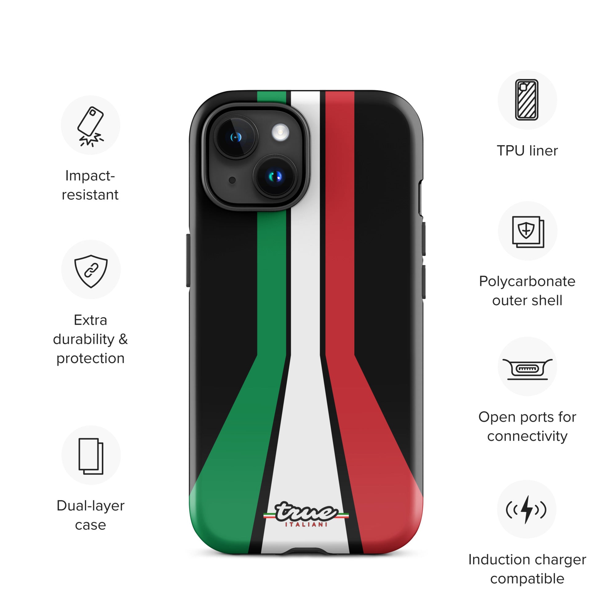 True Italiani Color 1 Tough Case for iPhone®