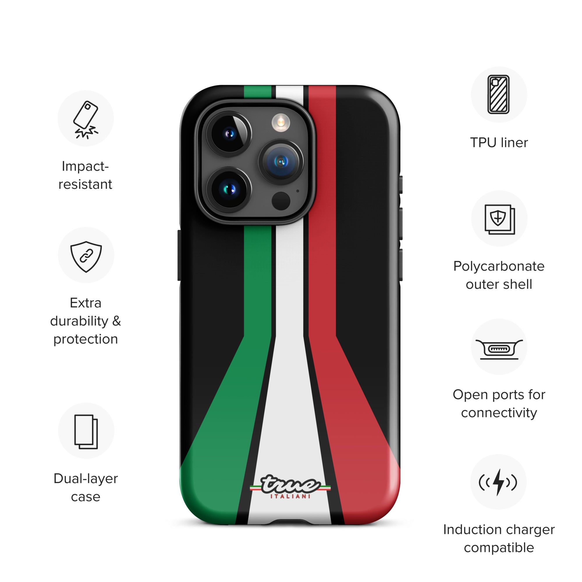 True Italiani Color 1 Tough Case for iPhone®