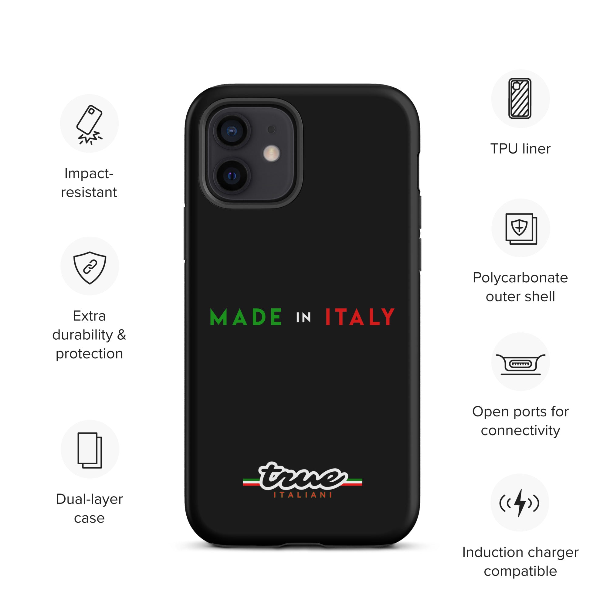 True Italiani Made In Italy Tough Case for iPhone®