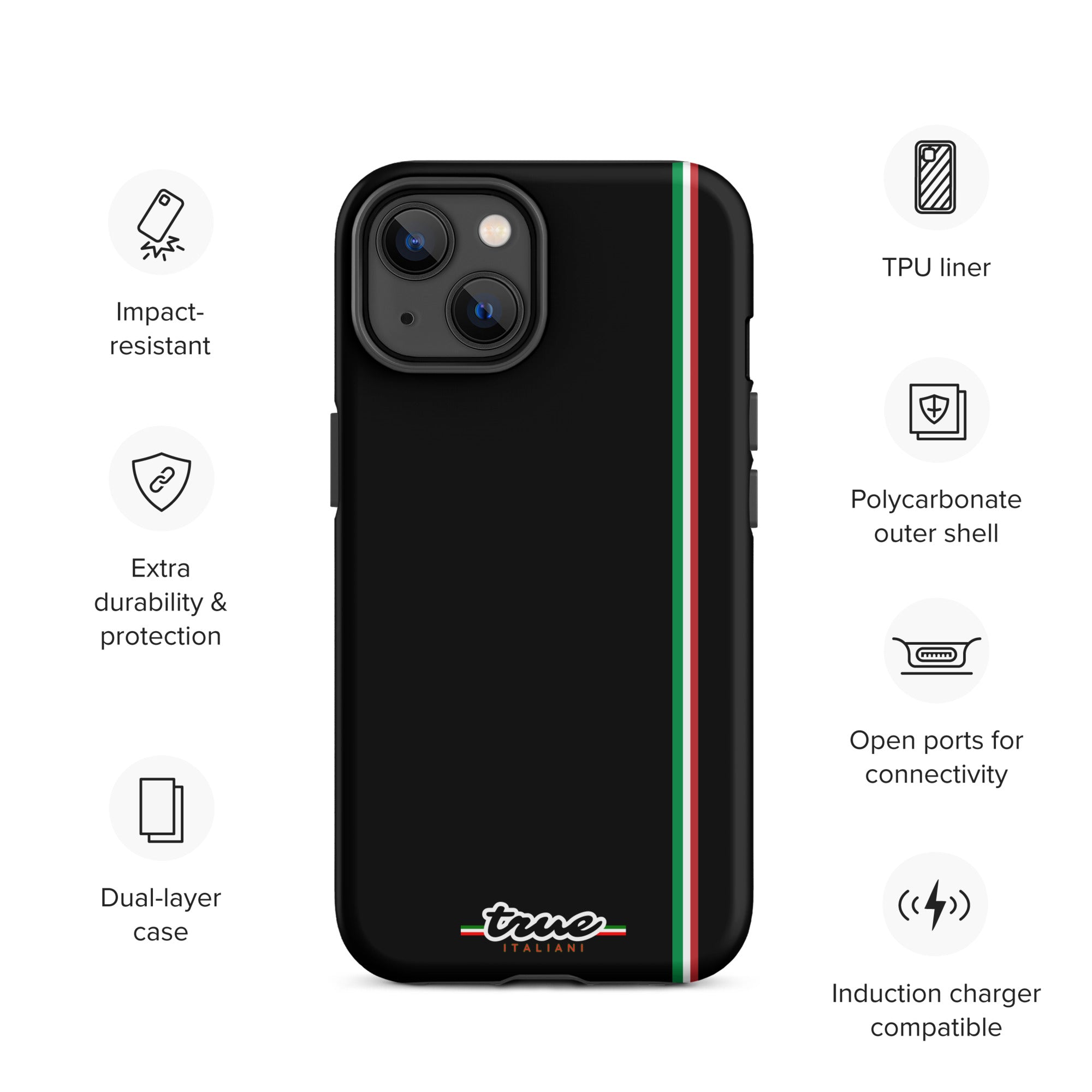 True Italiani Stripe Tough Case for iPhone®