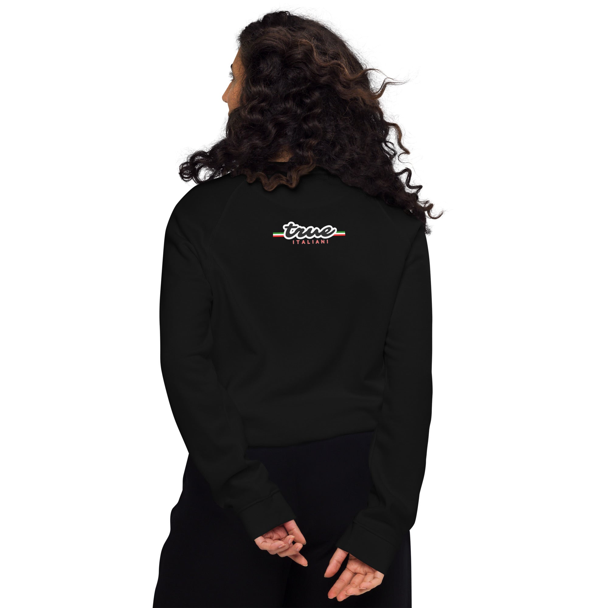 Scopa Nove di Denari Unisex Organic Raglan Sweatshirt